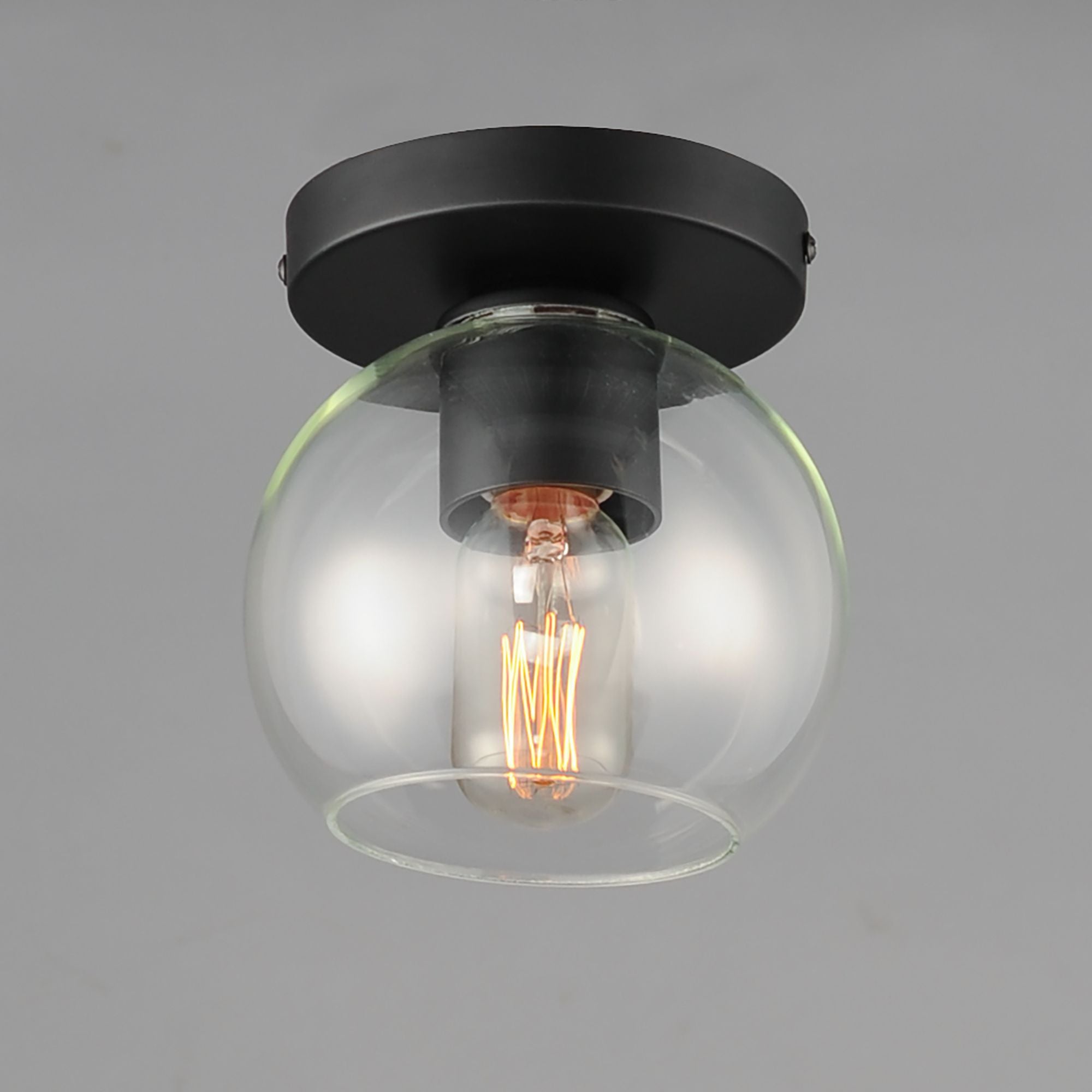 Knox 7" Flush Mount, Black Finish