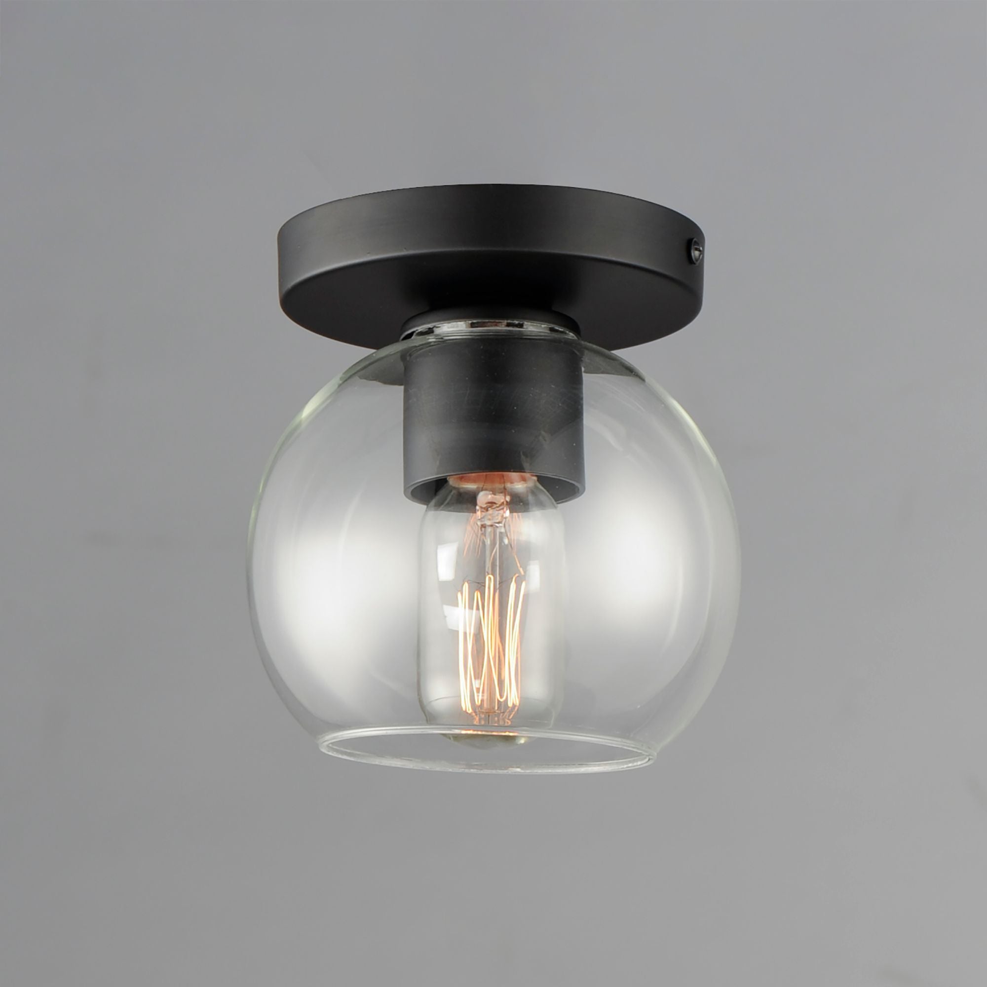 Knox 7" Flush Mount, Black Finish