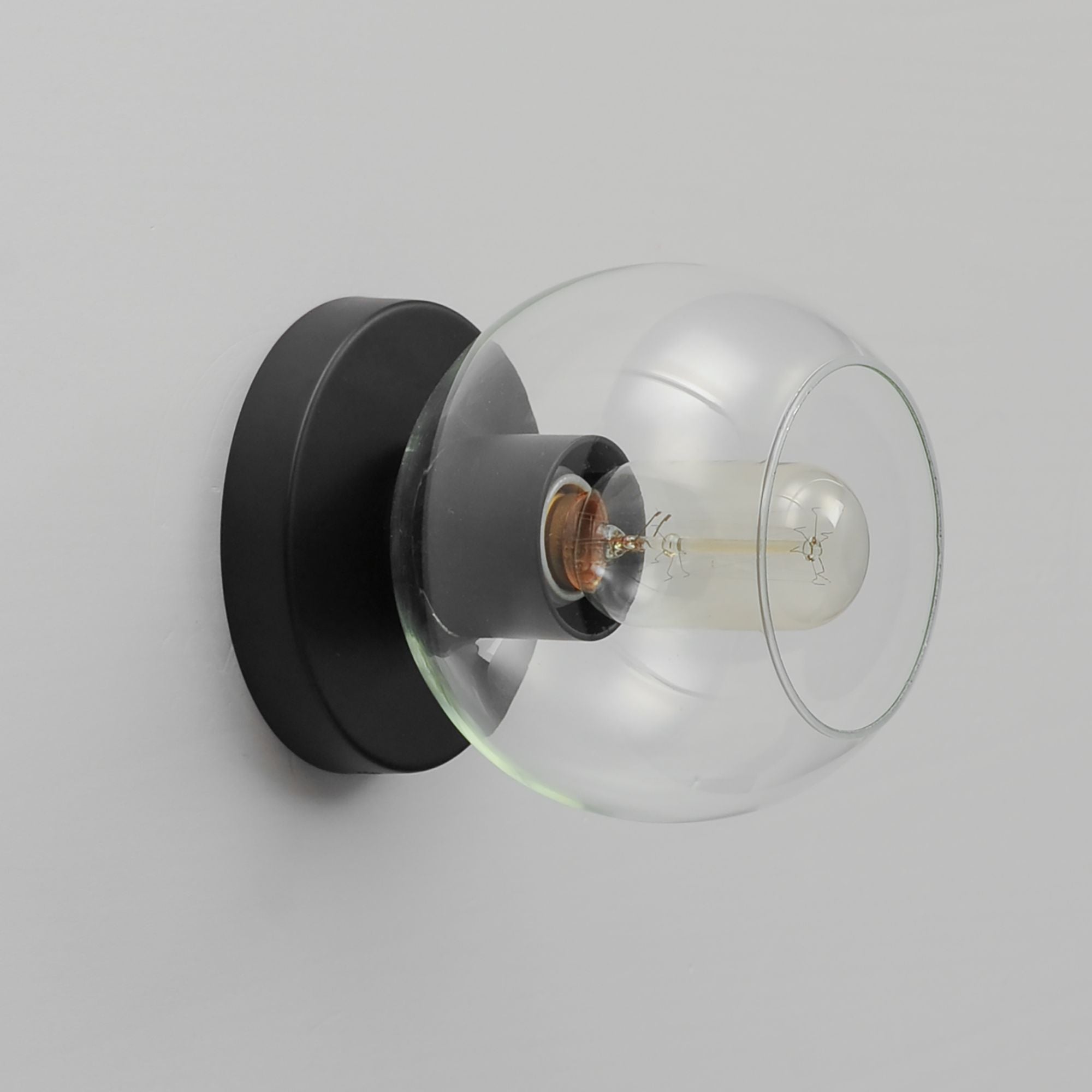 Knox 7" Flush Mount, Black Finish