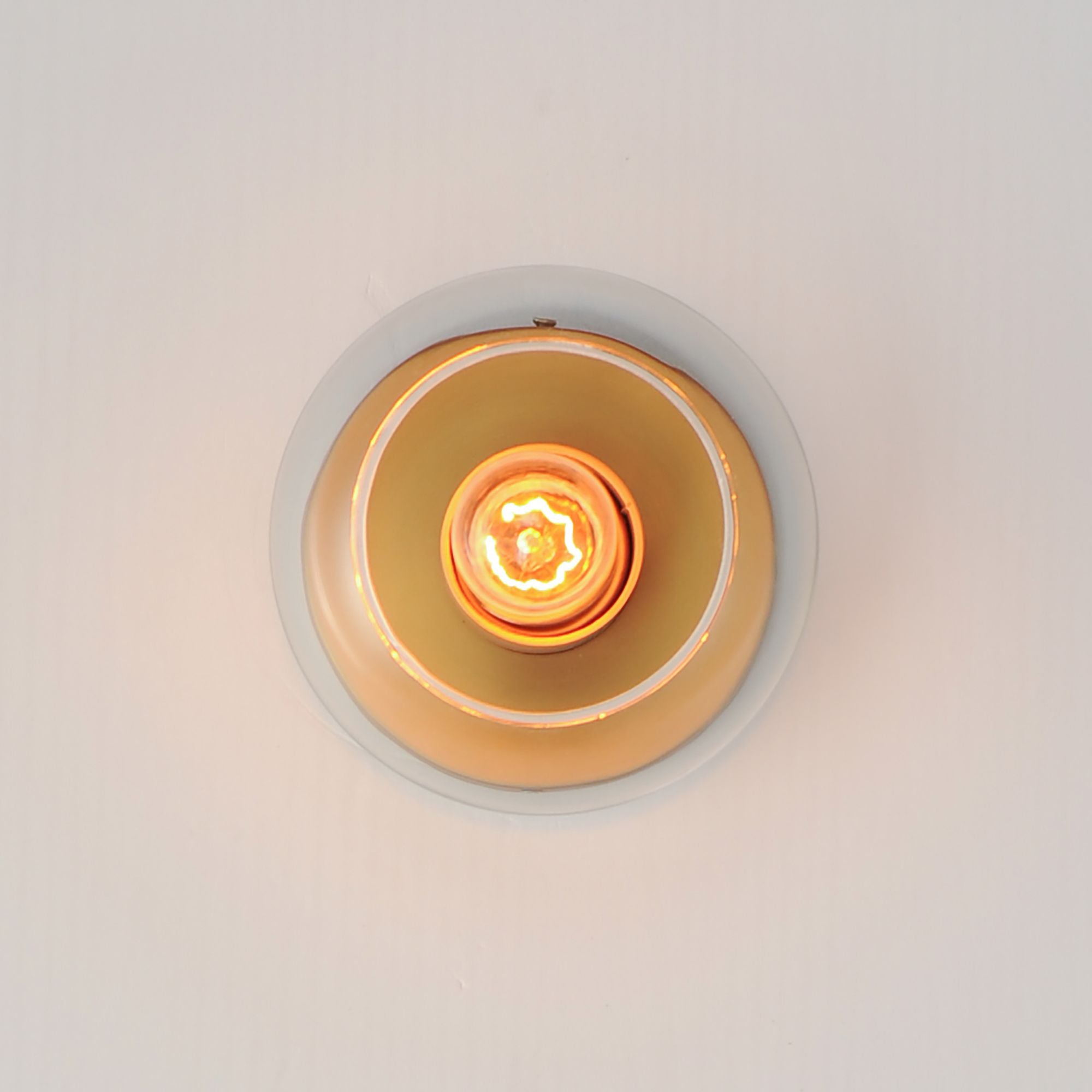 Knox 7" Flush Mount, Natural Aged Brass Finish