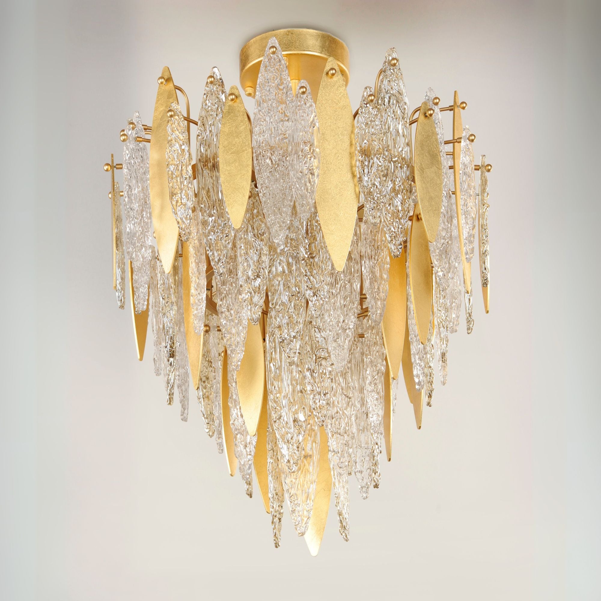 Majestic 29" Flush Mount Light, Gold Finish