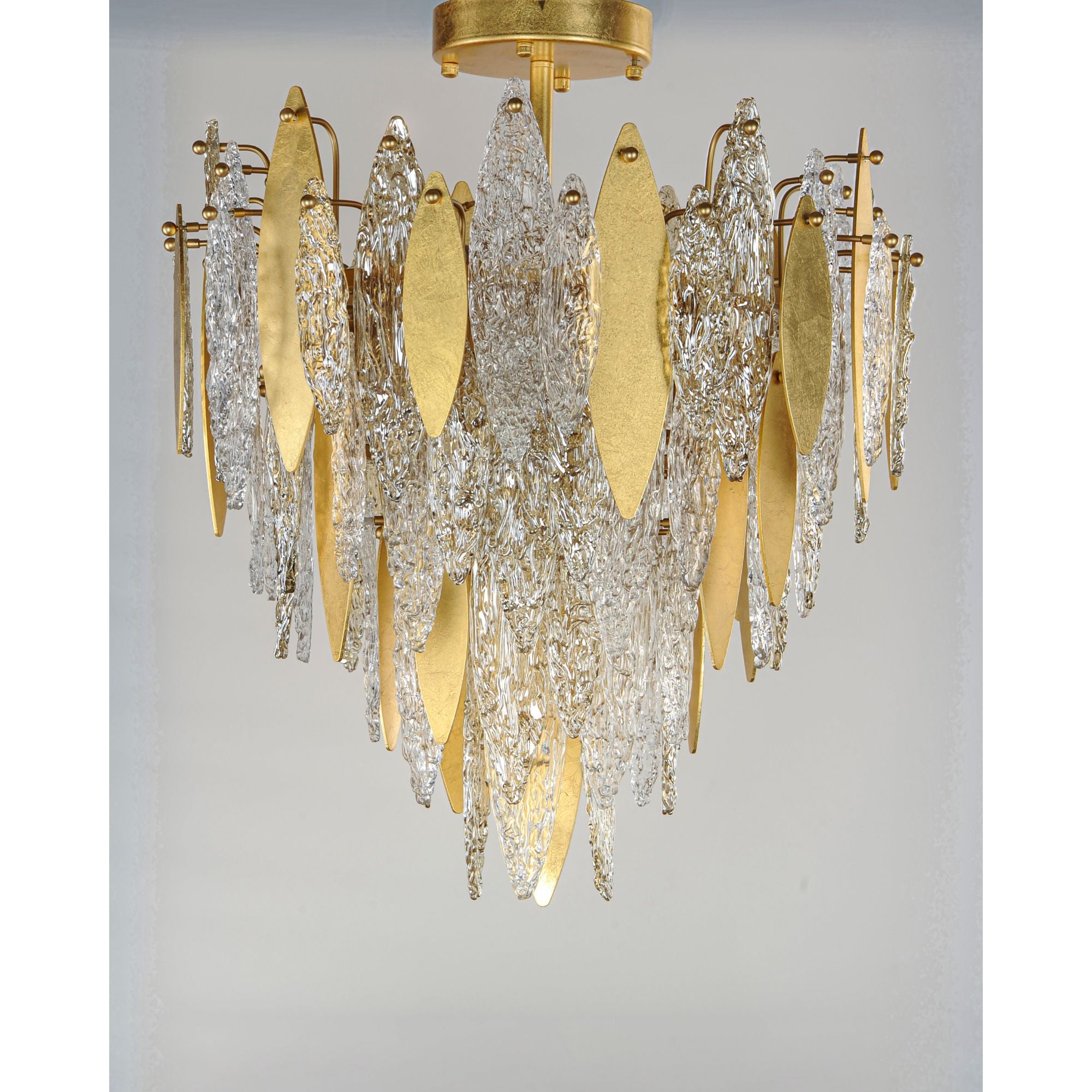 Majestic 29" Flush Mount Light, Gold Finish