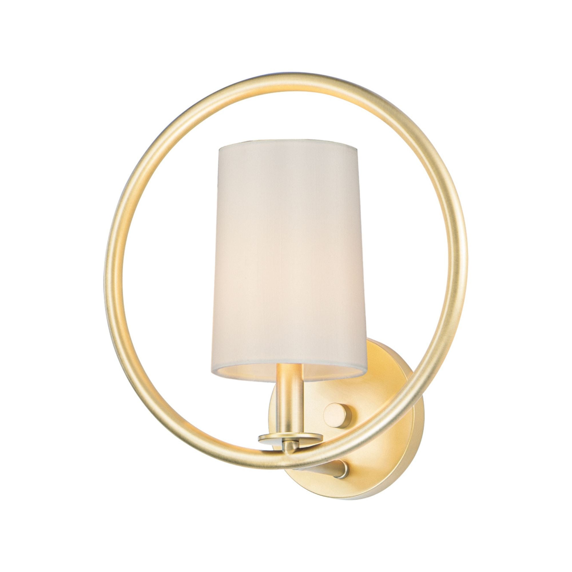 Meridian 13" Semi-Flush Mount, Natural Aged Brass Finish