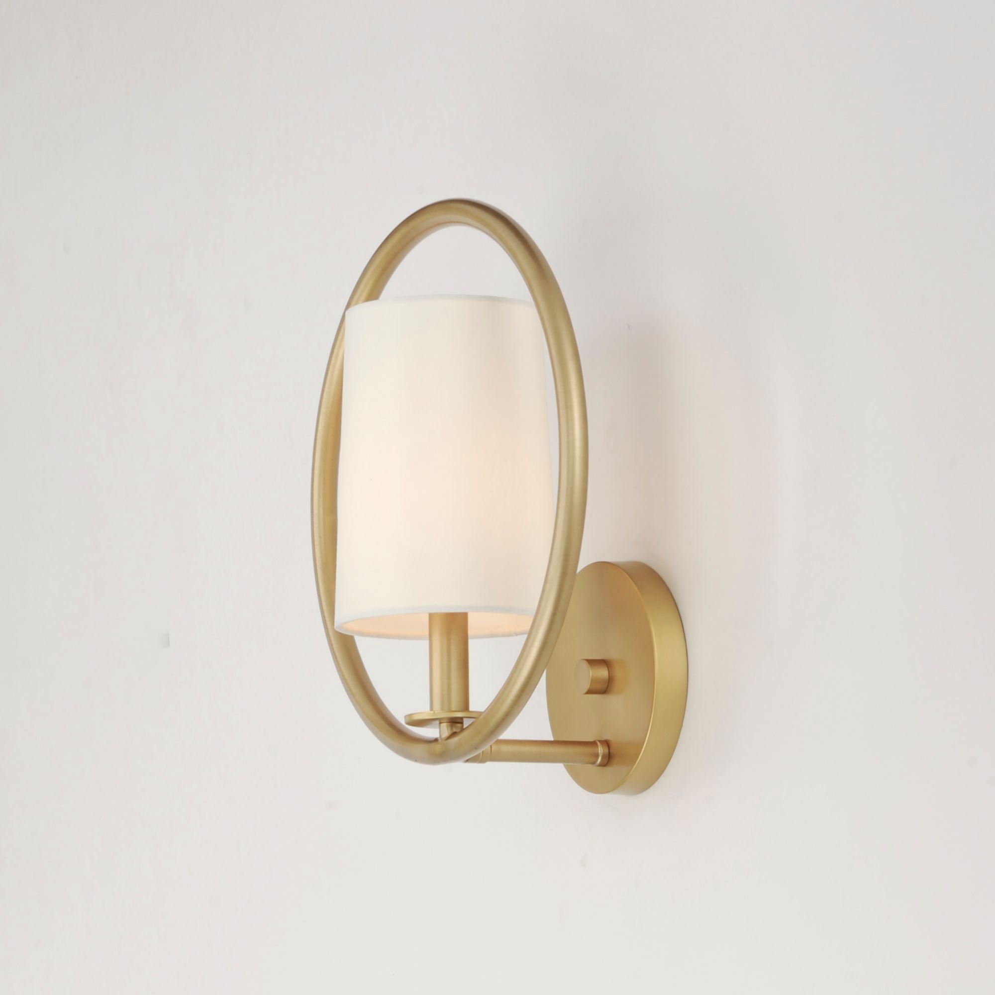 Meridian 13" Semi-Flush Mount, Natural Aged Brass Finish