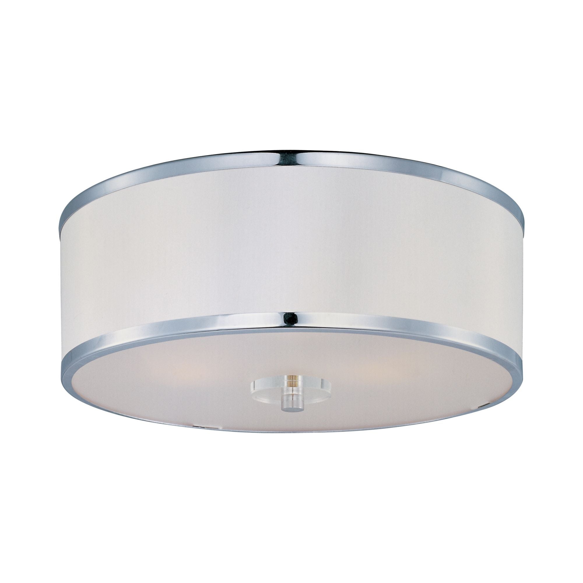 Metro 16" 3-Light Semi-Flush Mount, Polished Chrome Finish