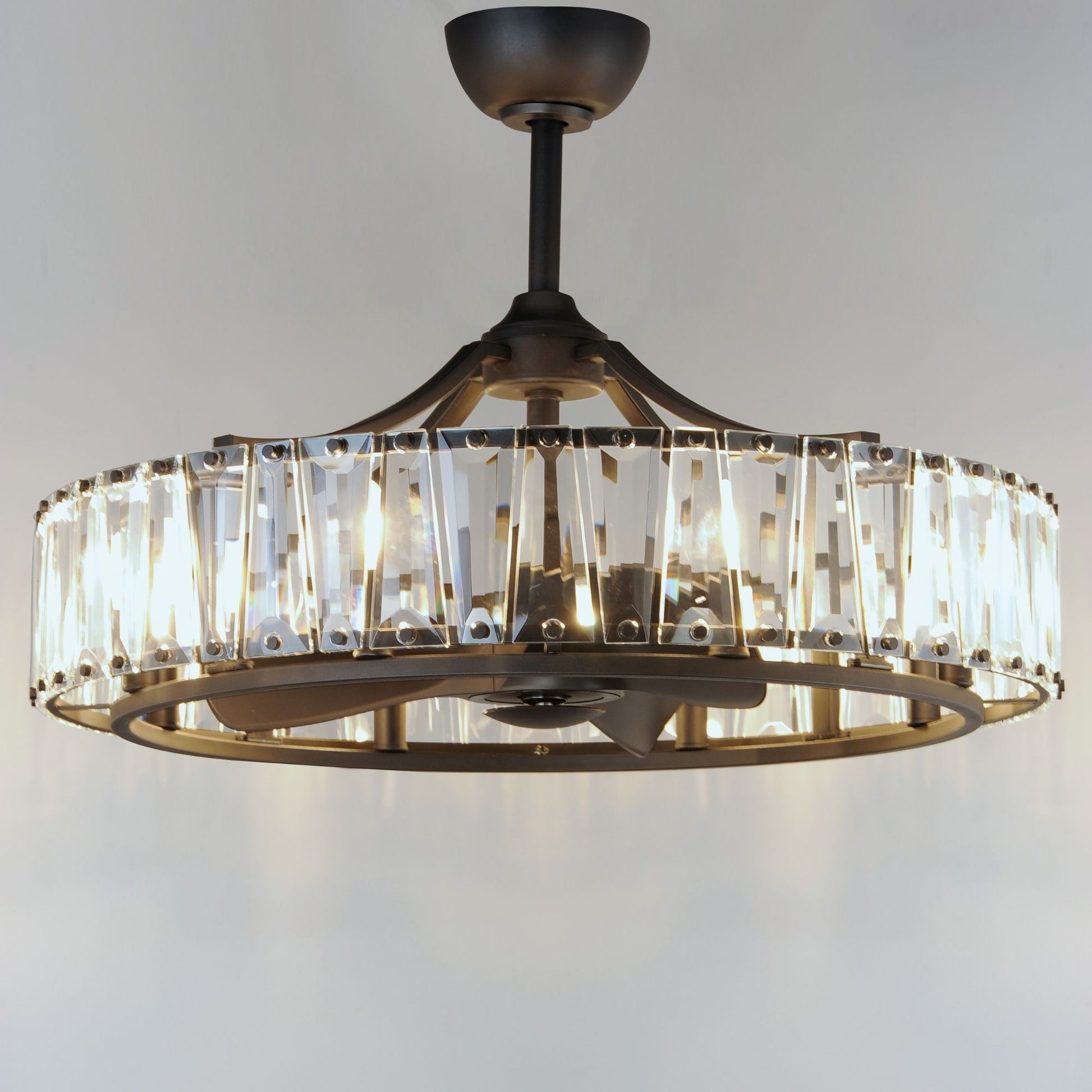 Maxim Lighting - Odeon 8-Light Wifi-Enabled LED Fandelight 33 Inch Black Finish | Bees Lighting