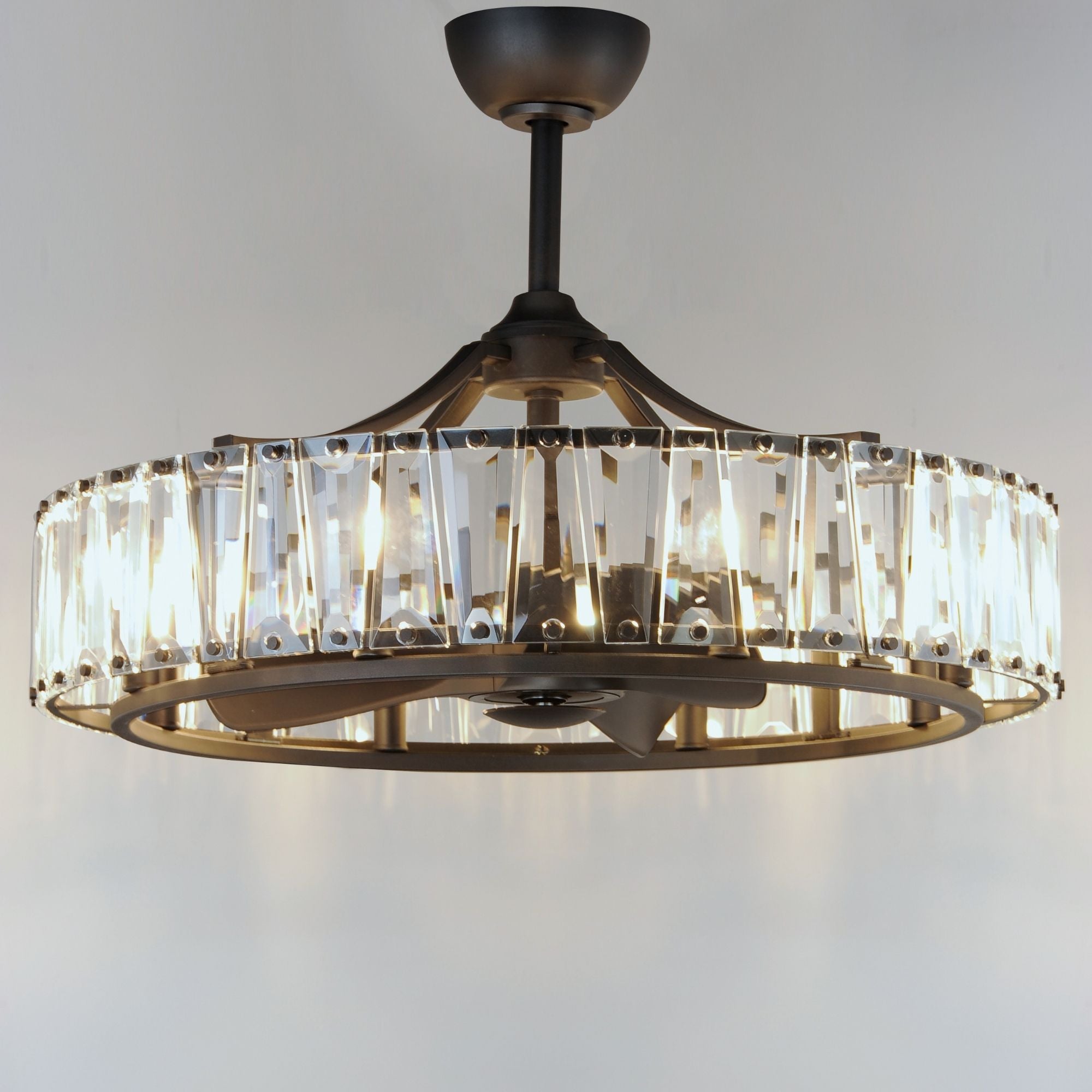 Maxim Lighting - Odeon 8-Light Wifi-Enabled LED Fandelight 33 Inch Black Finish | Bees Lighting