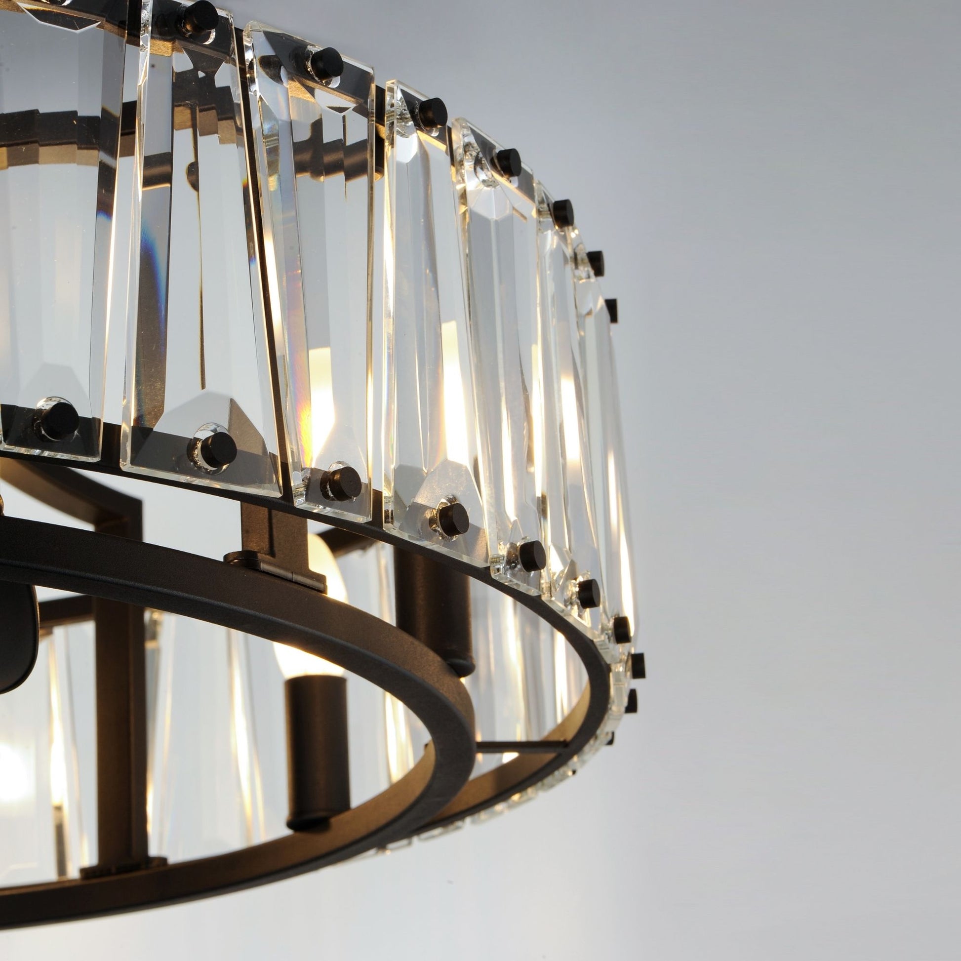 Maxim Lighting - Odeon 8-Light Wifi-Enabled LED Fandelight 33 Inch Black Finish | Bees Lighting