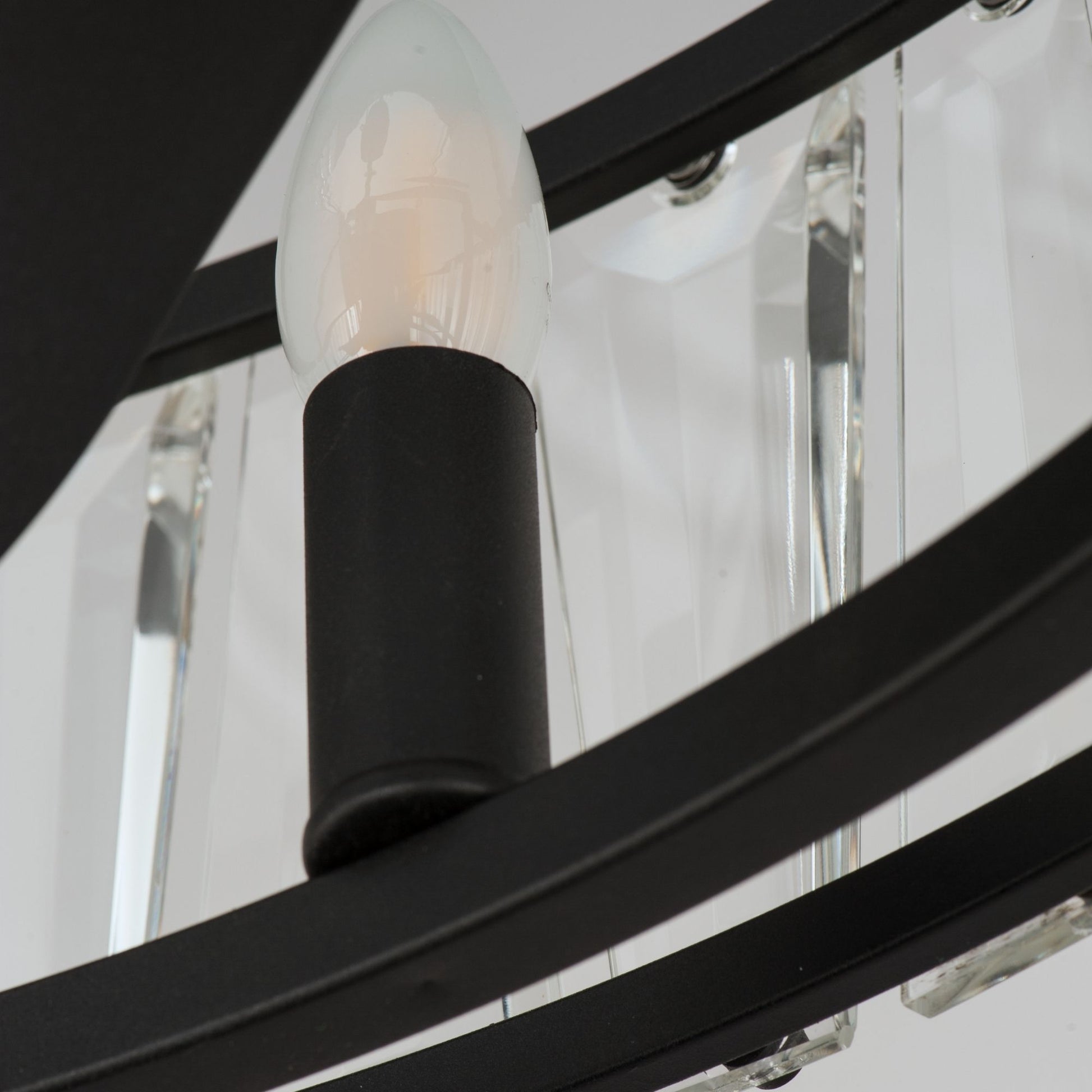 Maxim Lighting - Odeon 8-Light Wifi-Enabled LED Fandelight 33 Inch Black Finish | Bees Lighting