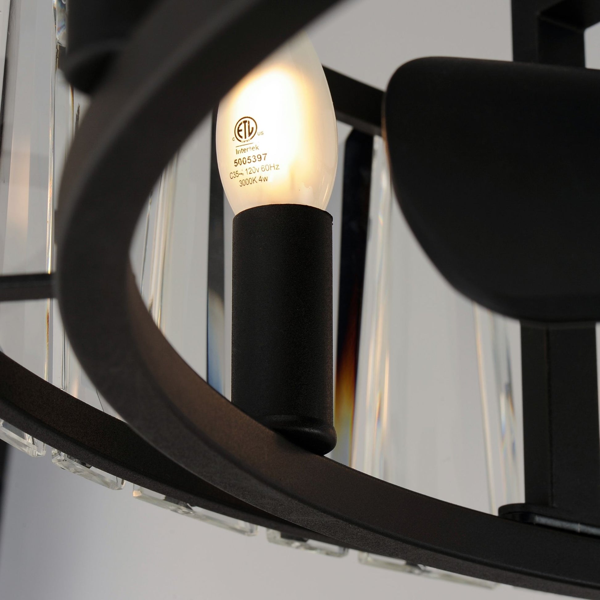 Maxim Lighting - Odeon 8-Light Wifi-Enabled LED Fandelight 33 Inch Black Finish | Bees Lighting