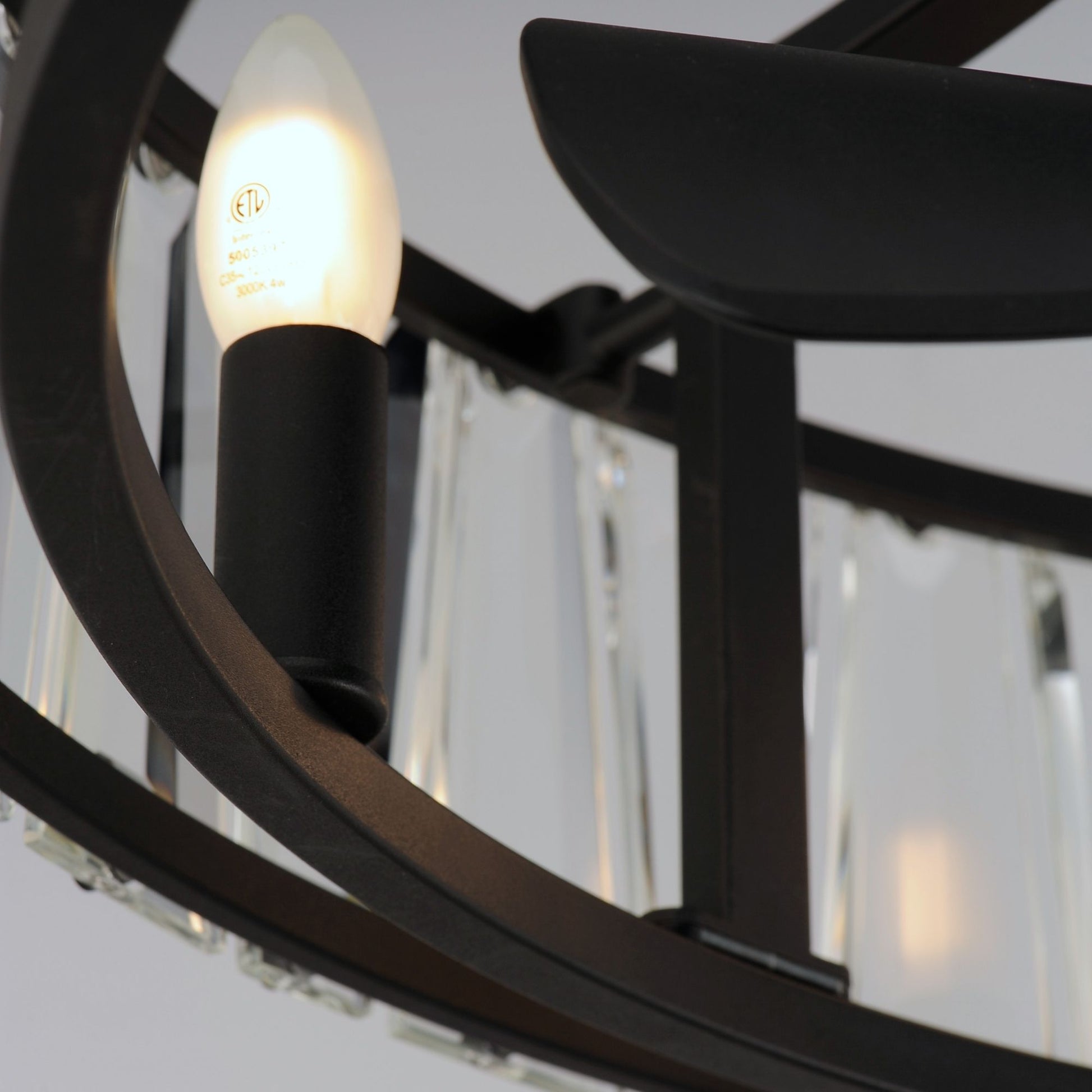 Maxim Lighting - Odeon 8-Light Wifi-Enabled LED Fandelight 33 Inch Black Finish | Bees Lighting