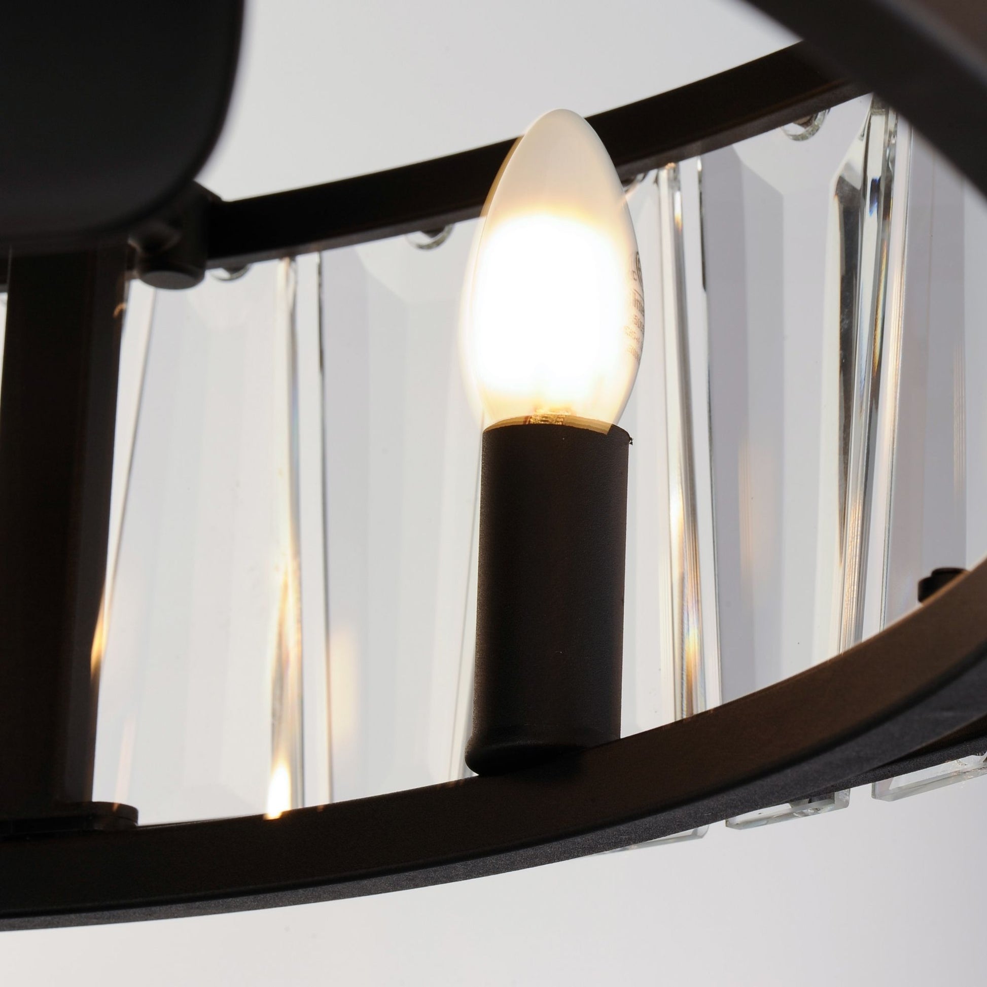 Maxim Lighting - Odeon 8-Light Wifi-Enabled LED Fandelight 33 Inch Black Finish | Bees Lighting