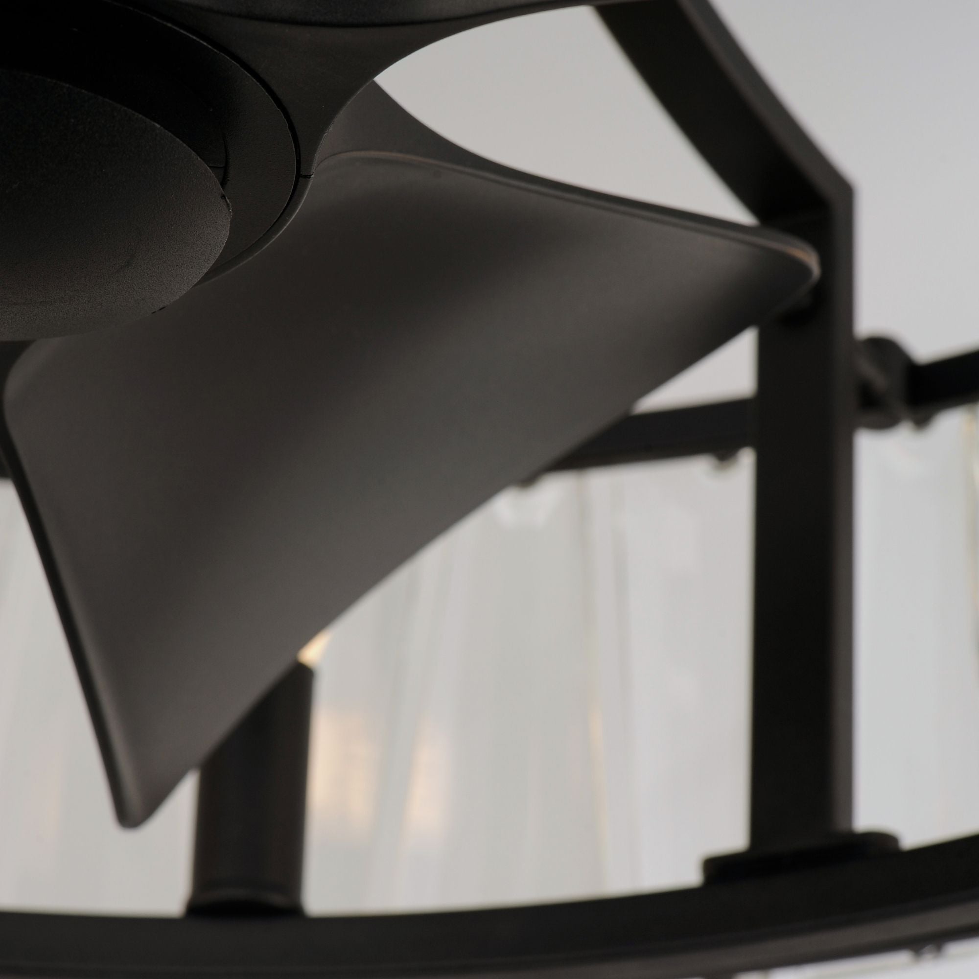 Maxim Lighting - Odeon 8-Light Wifi-Enabled LED Fandelight 33 Inch Black Finish | Bees Lighting