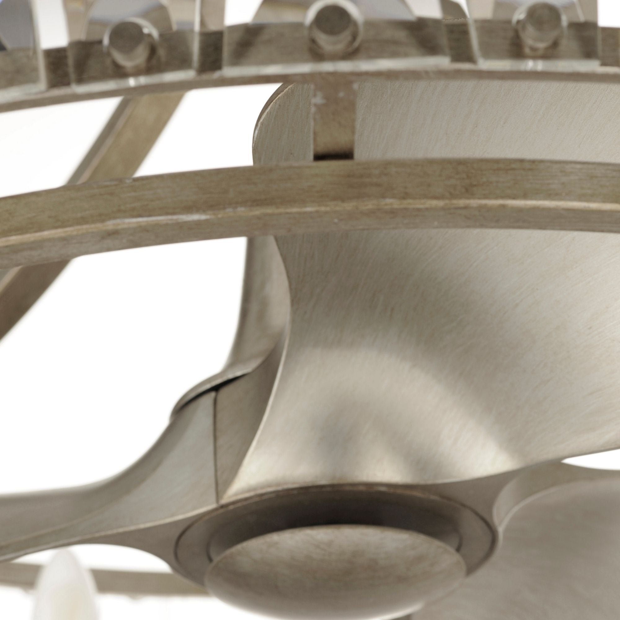 Maxim Lighting - Odeon 8-Light Wifi-Enabled LED Fandelight 33 Inch Golden Silver Finish | Bees Lighting