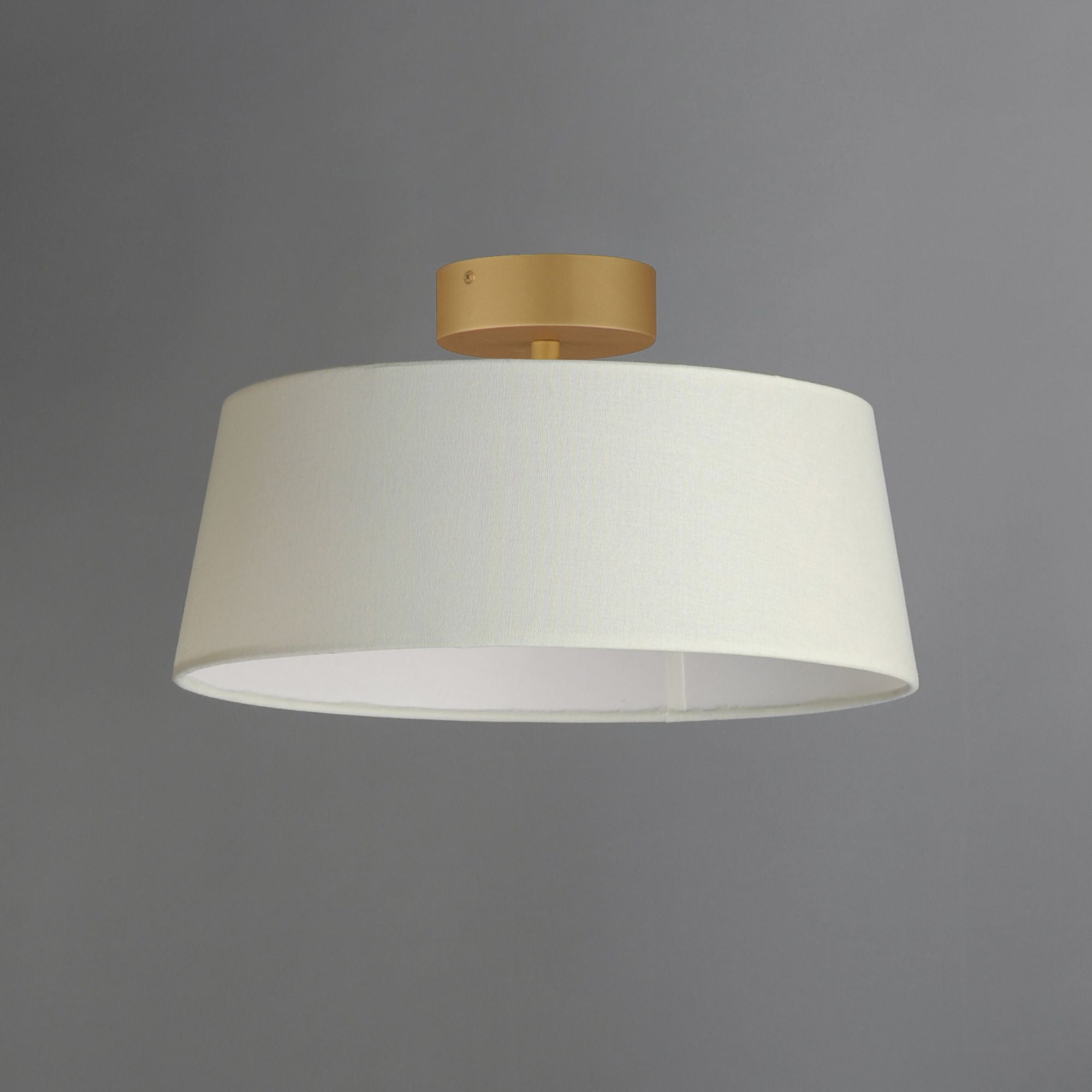 Paramount 16" LED Flush Mount, Natural Aged Brass Finish