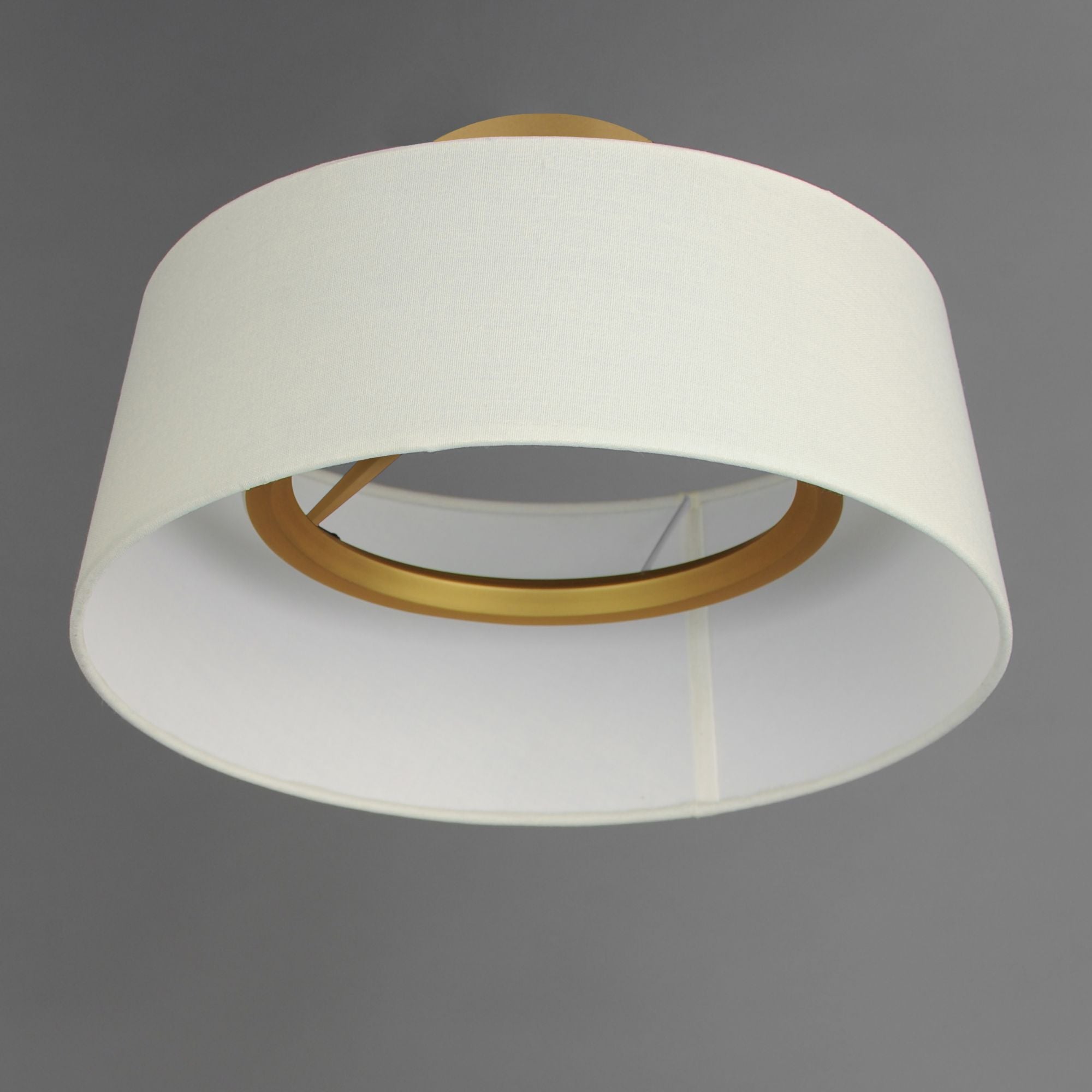 Paramount 16" LED Flush Mount, Natural Aged Brass Finish