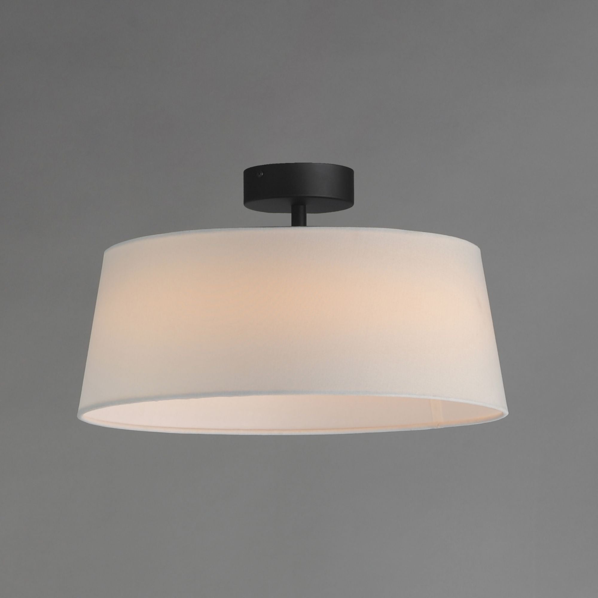 Paramount 16" LED Flush Mount, Black Finish