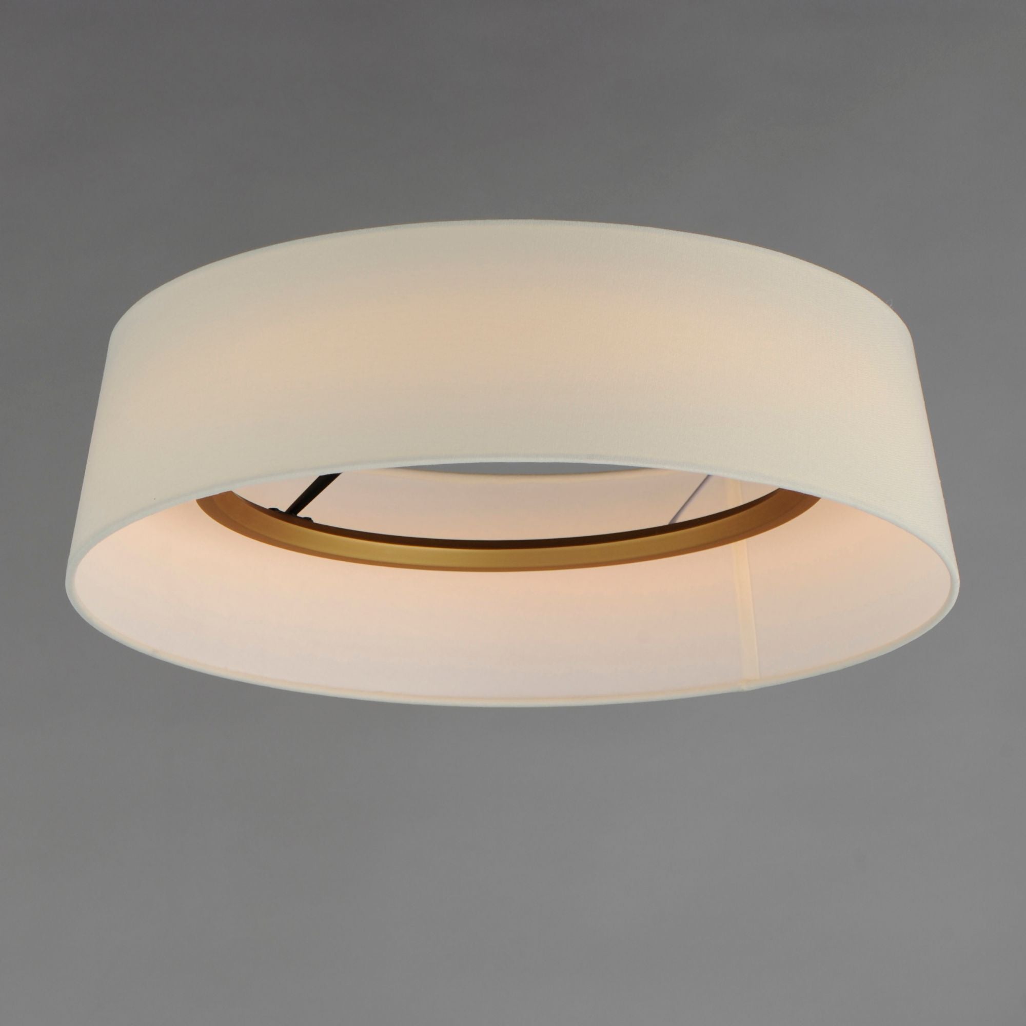Paramount 21" LED Flush Mount, Natural Aged Brass Finish