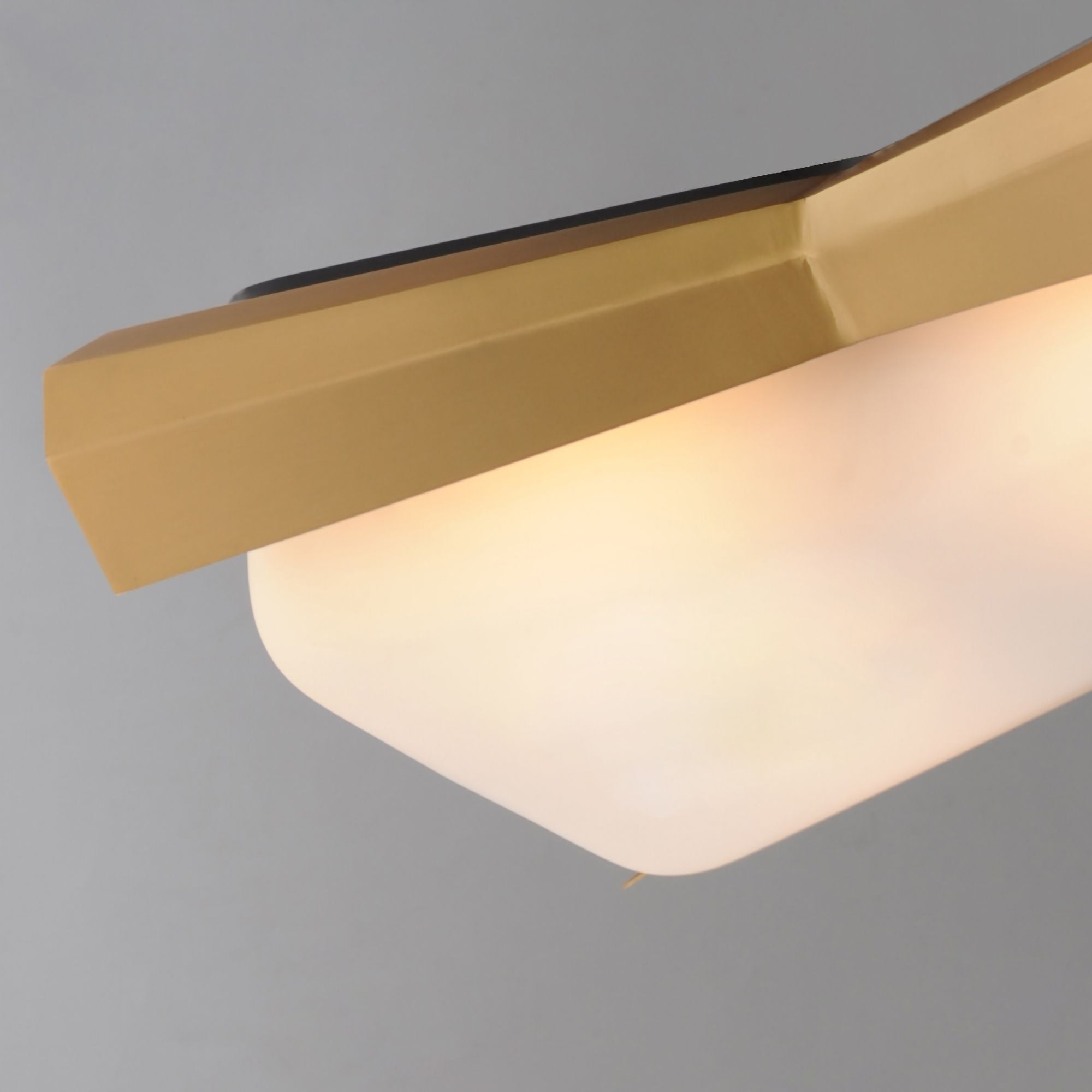 Rizzo 16" 2-Light Flush Mount, Black & Antique Brass Finish