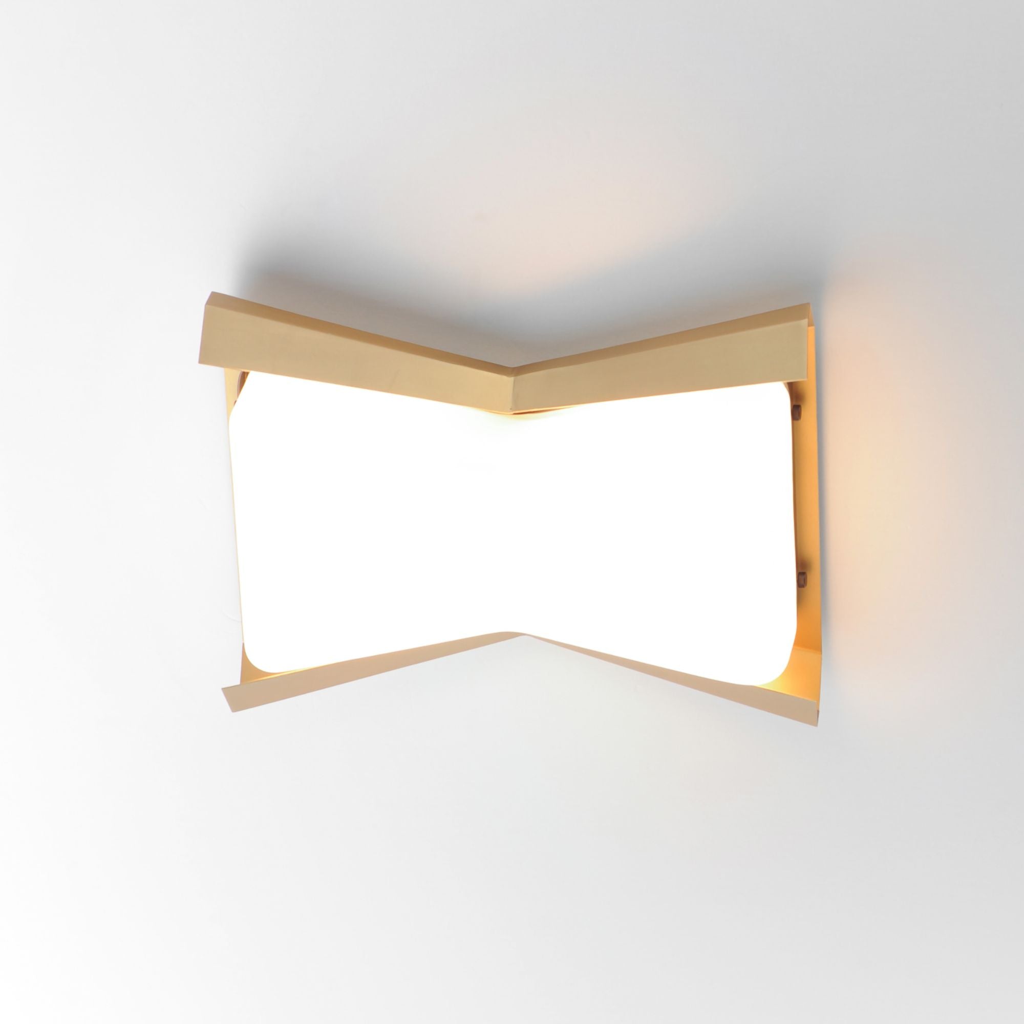 Rizzo 16" 2-Light Flush Mount, Black & Antique Brass Finish