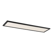 Sky - 5CCT 1x4 LED Flush Mount Panel, 50W, 3500lm, 120-277V, Black