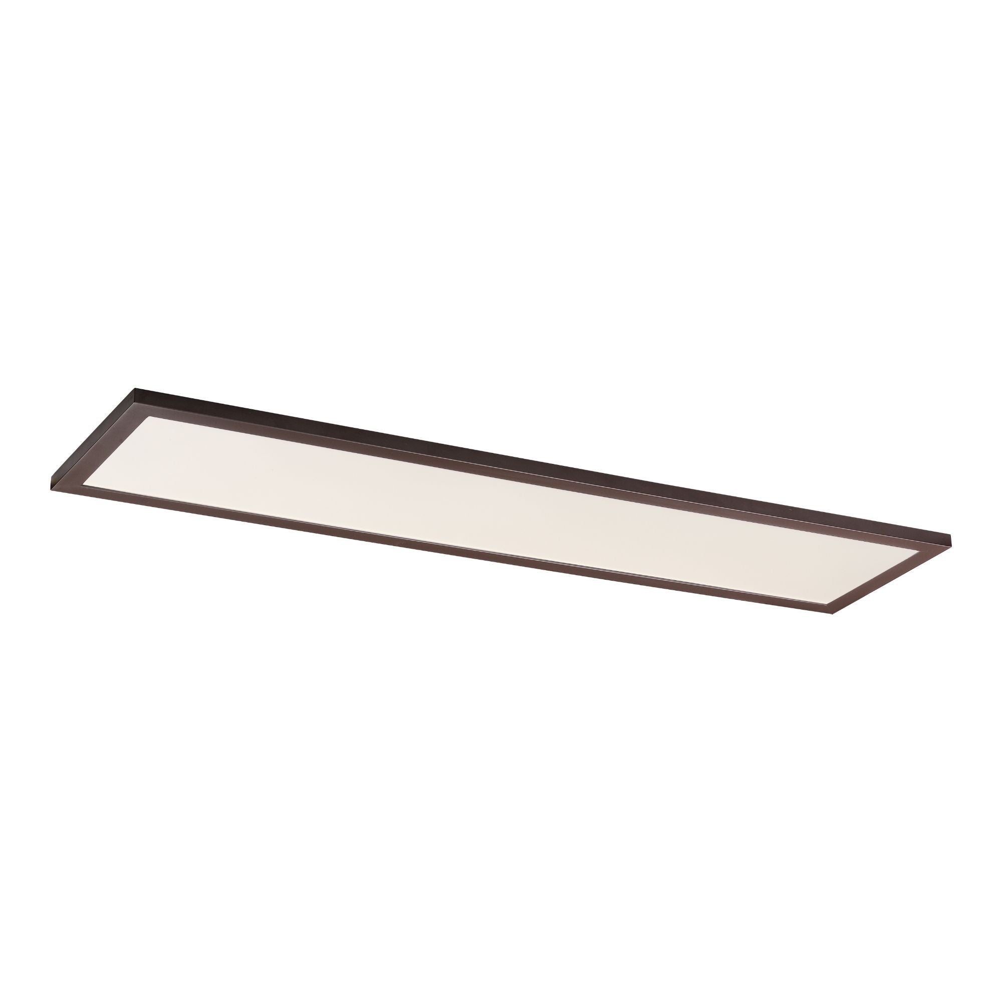 Sky - 5CCT 1x4 LED Flush Mount Panel, 50W, 3500lm, 120-277V, Bronze