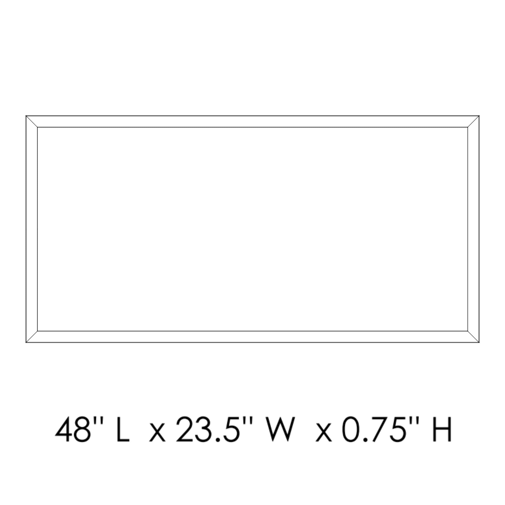 Sky - 5CCT 2x4 LED Flush Mount Panel, 50W, 3500lm, 120-277V, White