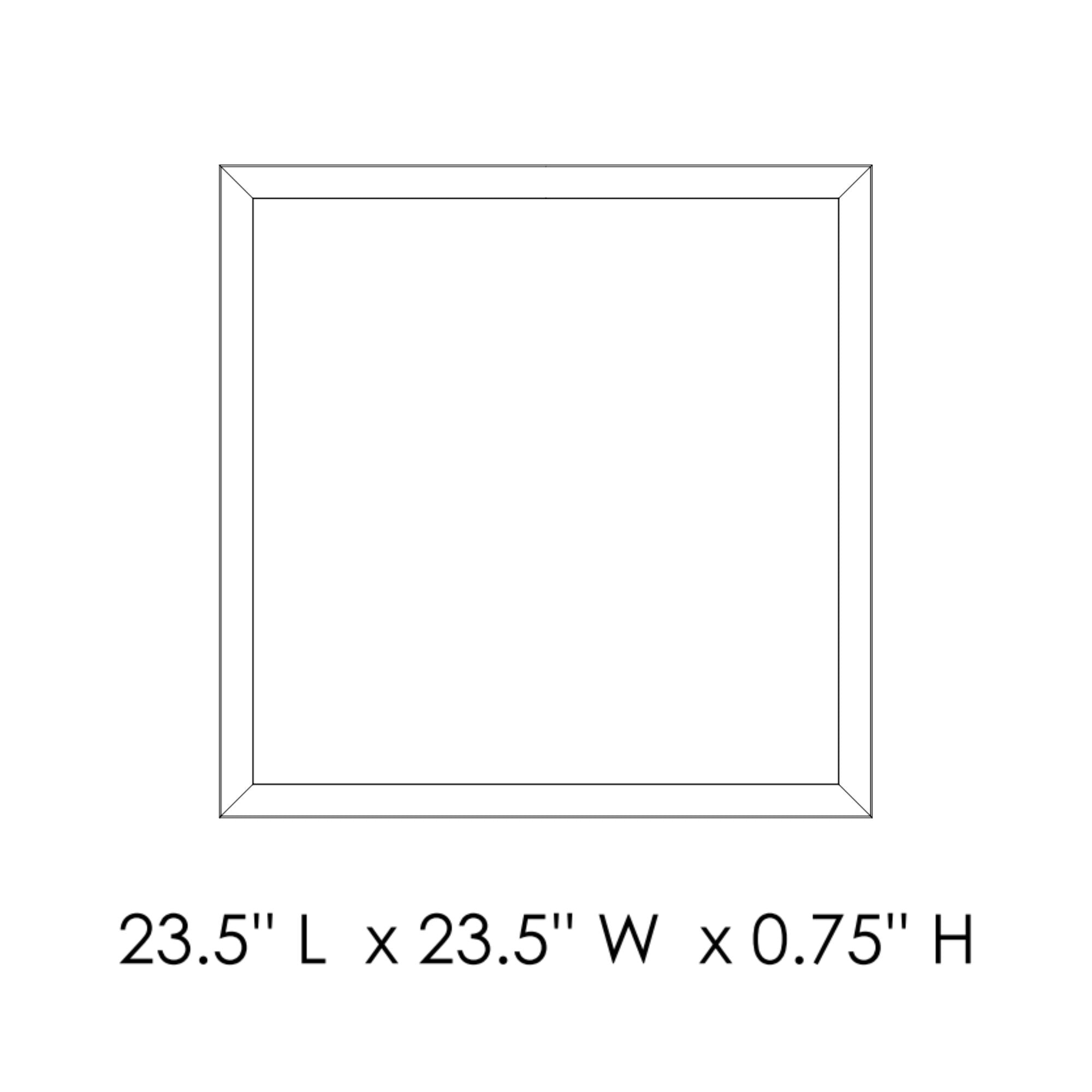 Sky 1x2 LED Flush Mount Panel, 22W, 1850lm, 3000K, 120-277V, White