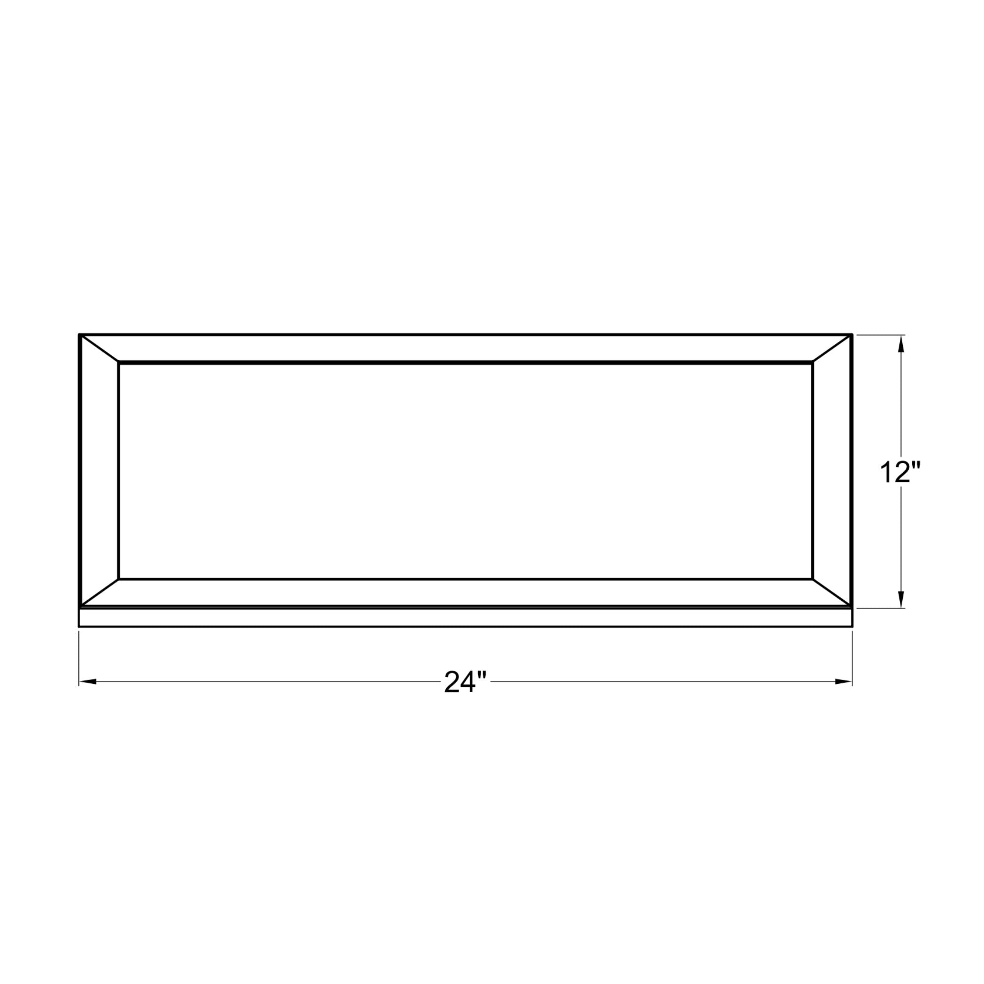 Sky 1x2 LED Flush Mount Panel, 22W, 1850lm, 4000K, 120-277V, White
