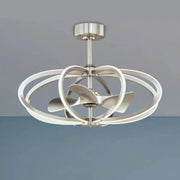 Maxim Lighting - Solstice 8-Light Wifi-Enabled LED Fandelight 34 Inch Satin Nickel Finish | Bees Lighting
