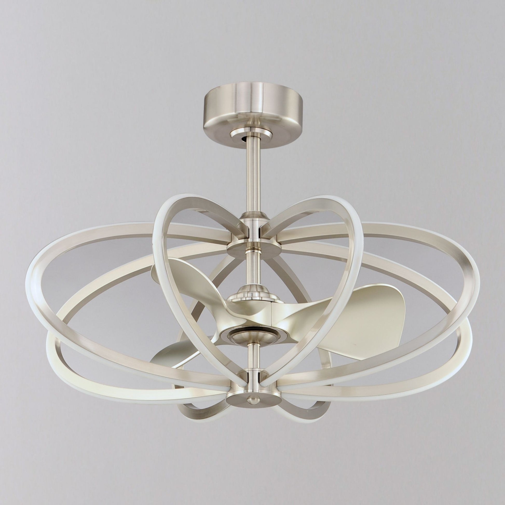 Maxim Lighting - Solstice 8-Light Wifi-Enabled LED Fandelight 34 Inch Satin Nickel Finish | Bees Lighting