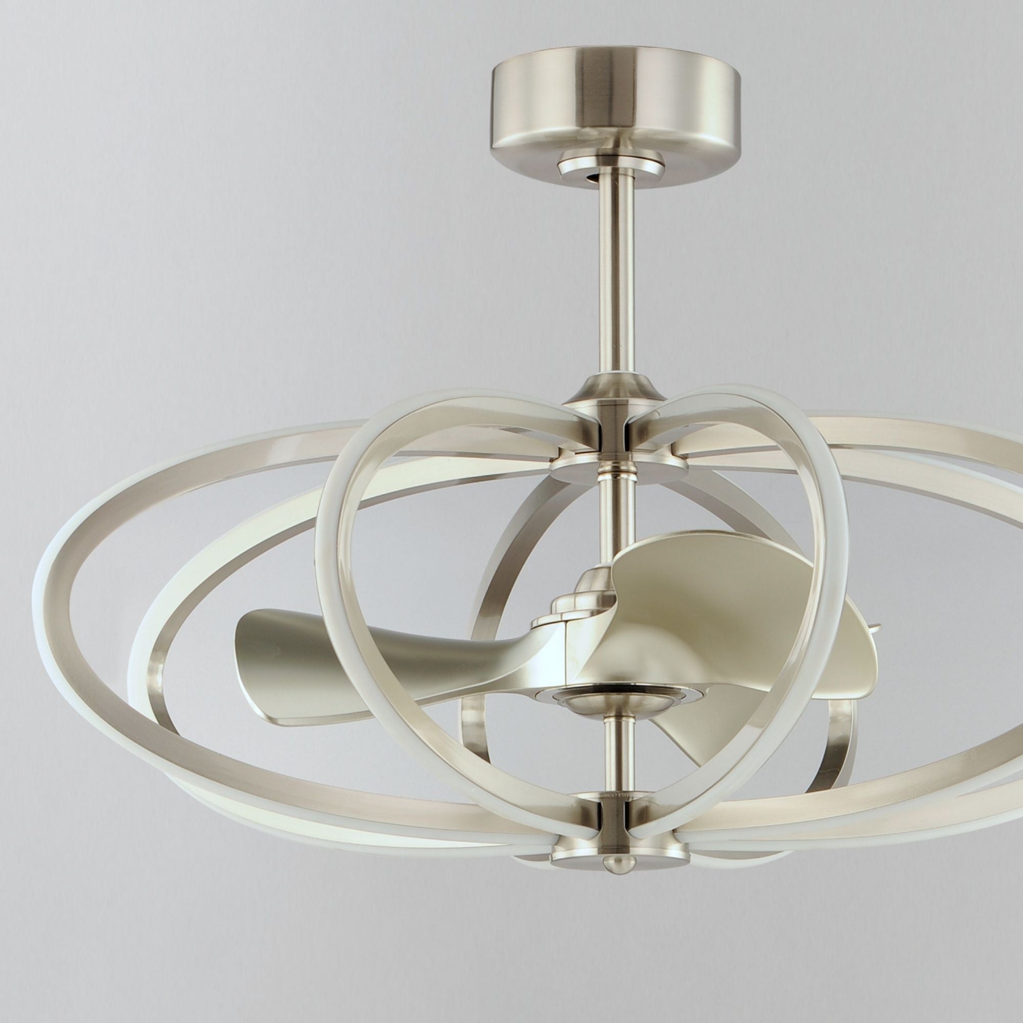 Maxim Lighting - Solstice 8-Light Wifi-Enabled LED Fandelight 34 Inch Satin Nickel Finish | Bees Lighting