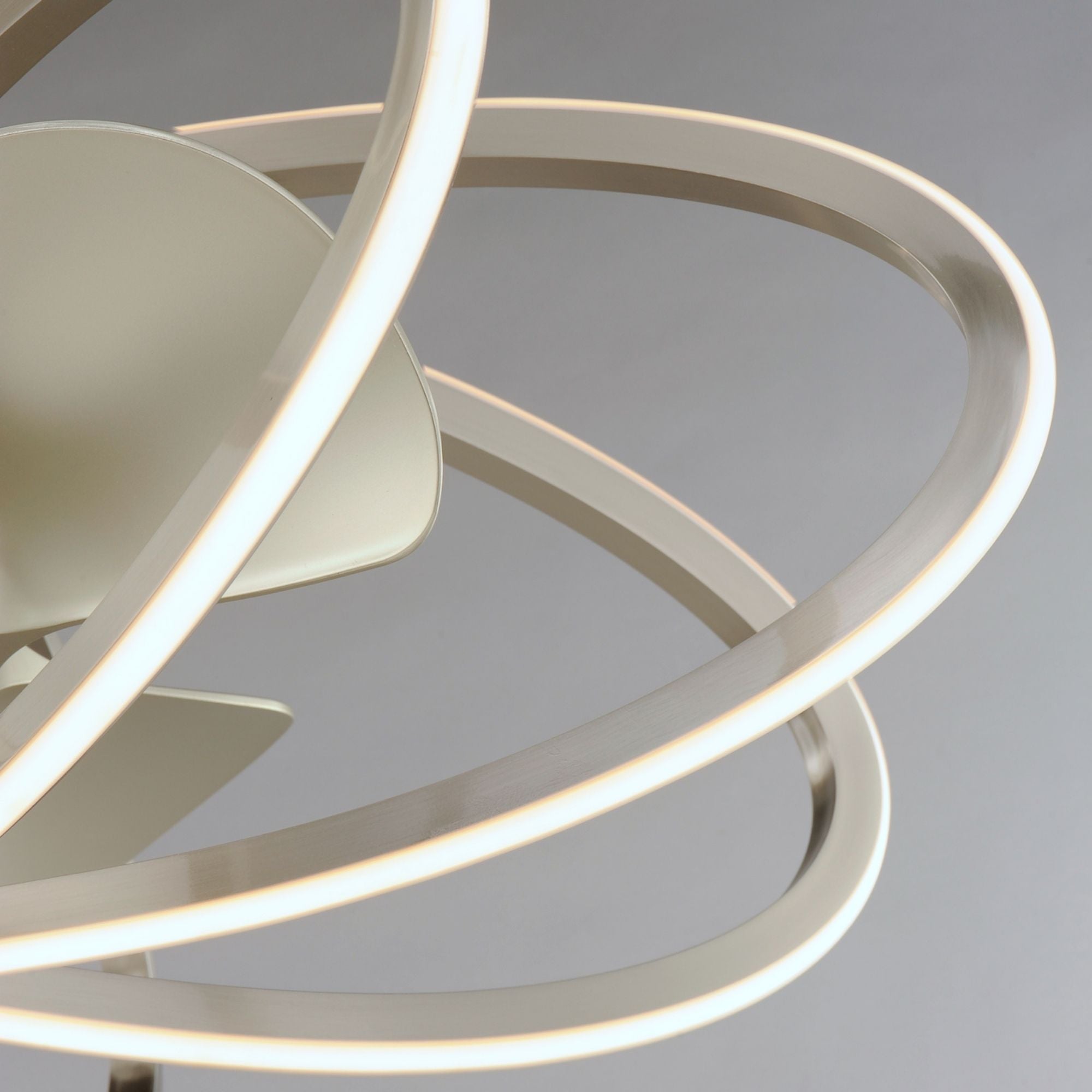 Maxim Lighting - Solstice 8-Light Wifi-Enabled LED Fandelight 34 Inch Satin Nickel Finish | Bees Lighting