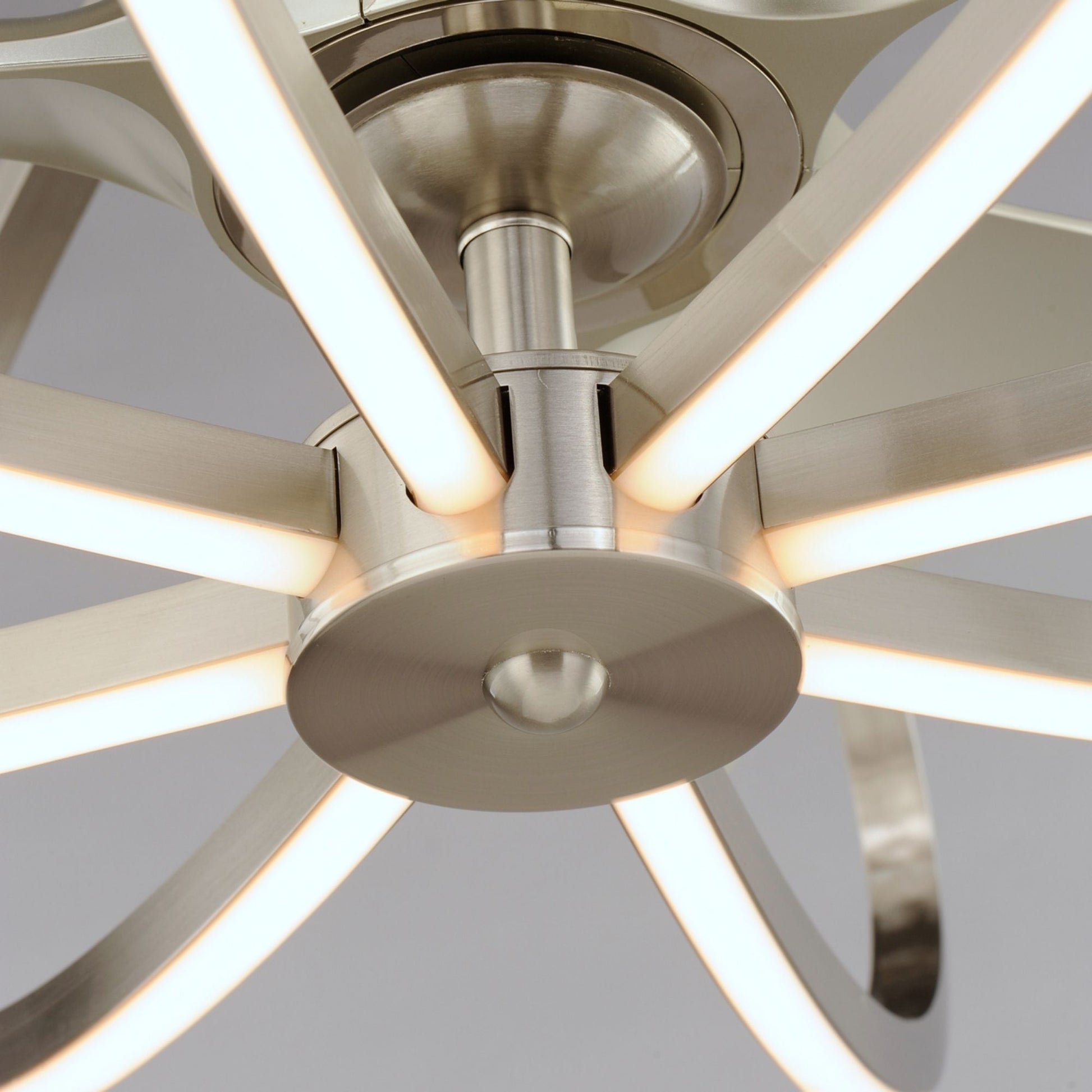 Maxim Lighting - Solstice 8-Light Wifi-Enabled LED Fandelight 34 Inch Satin Nickel Finish | Bees Lighting