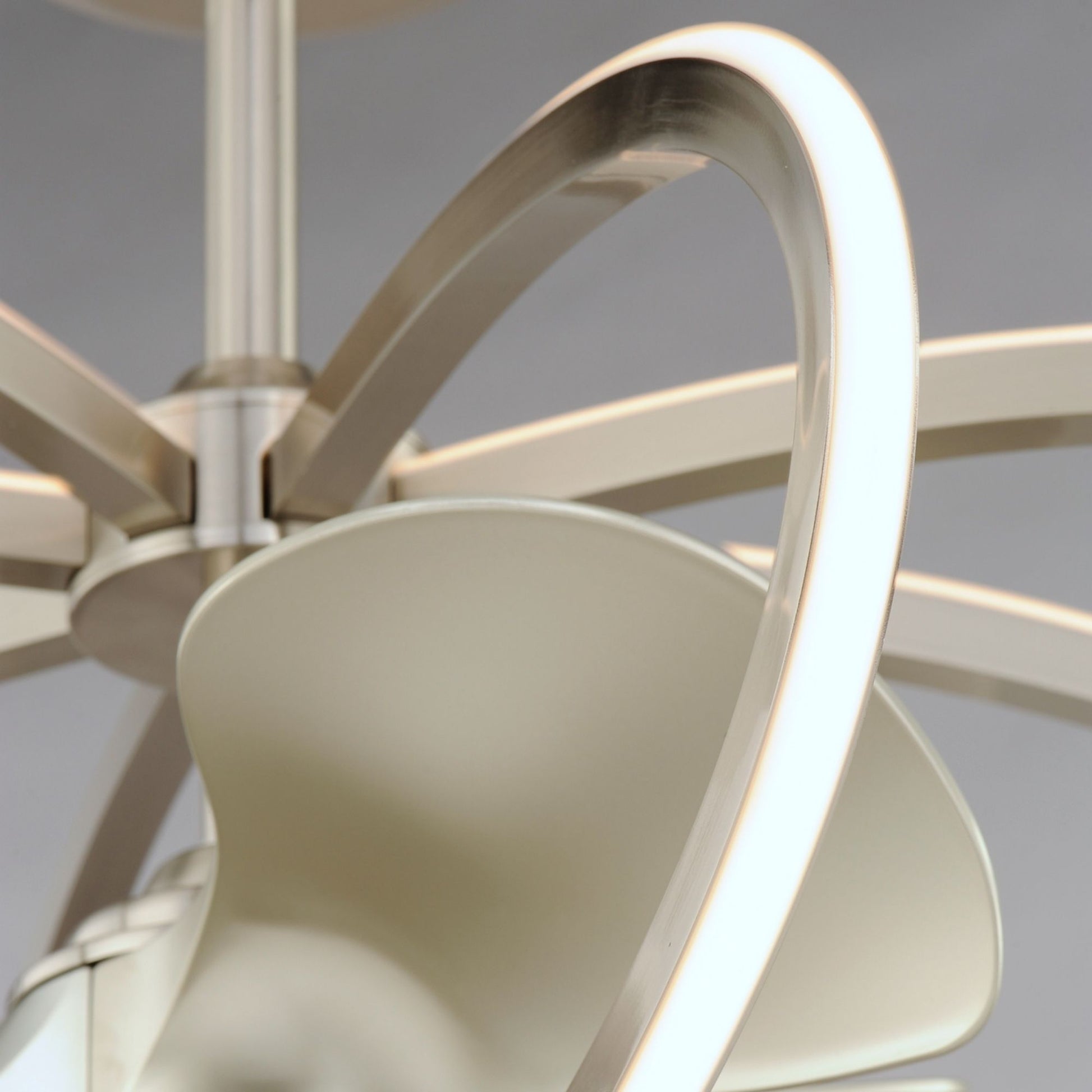 Maxim Lighting - Solstice 8-Light Wifi-Enabled LED Fandelight 34 Inch Satin Nickel Finish | Bees Lighting