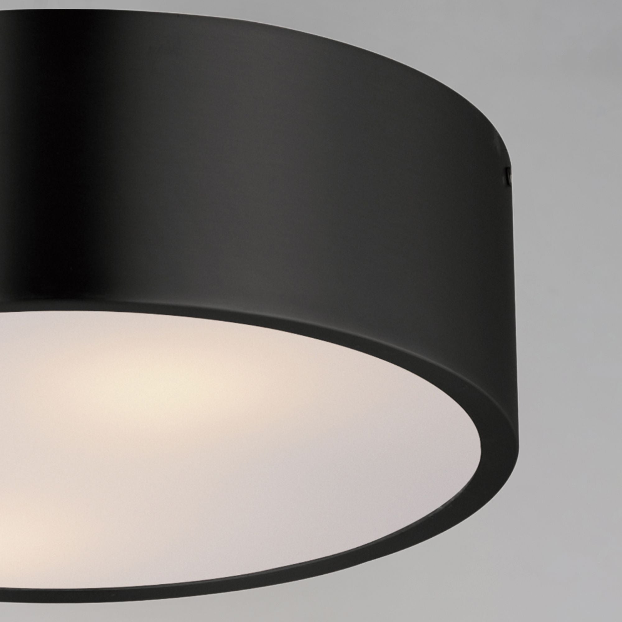 Tommy 12" 2-Light Surface Mount, Black Finish