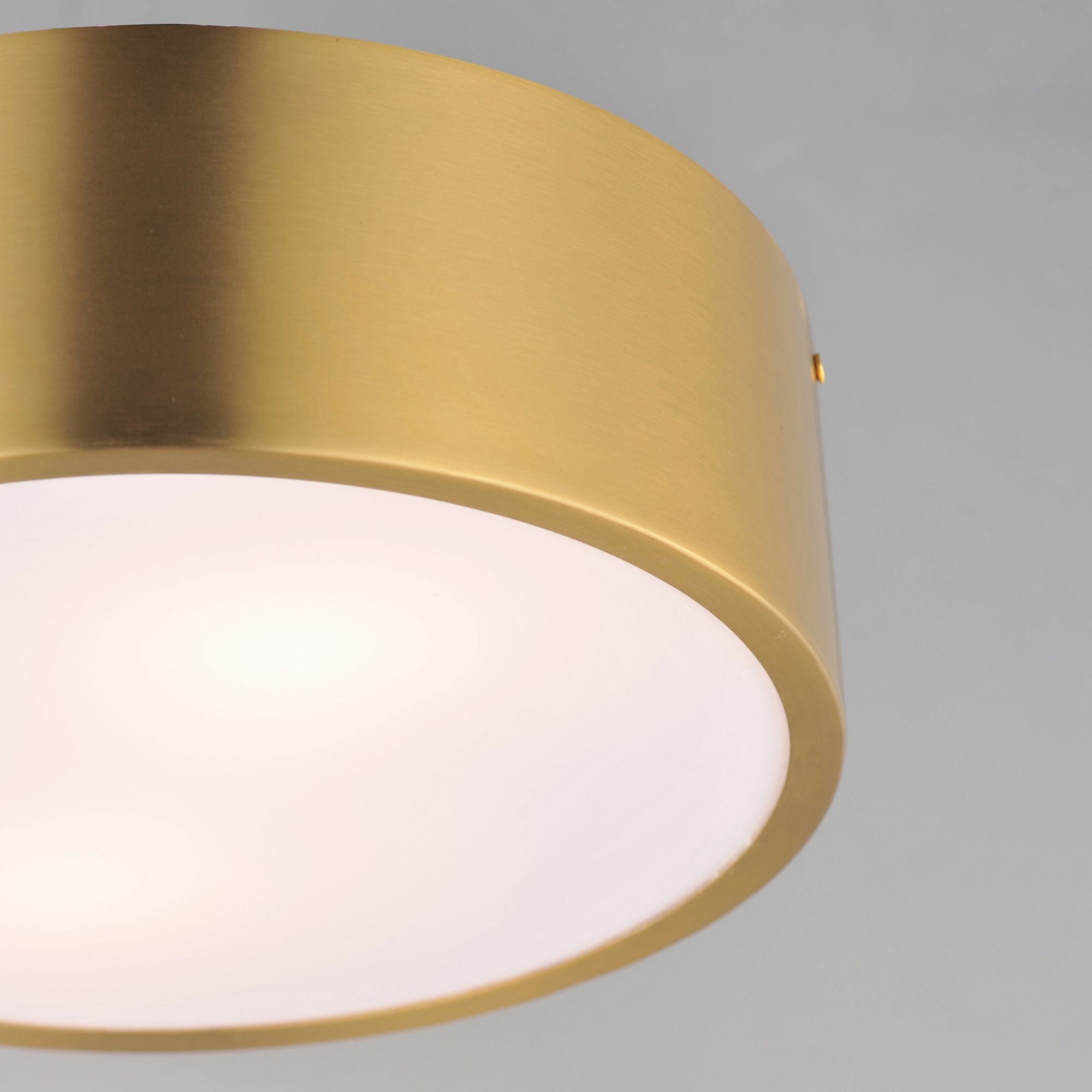 Tommy 12" 2-Light Surface Mount, Satin Brass Finish