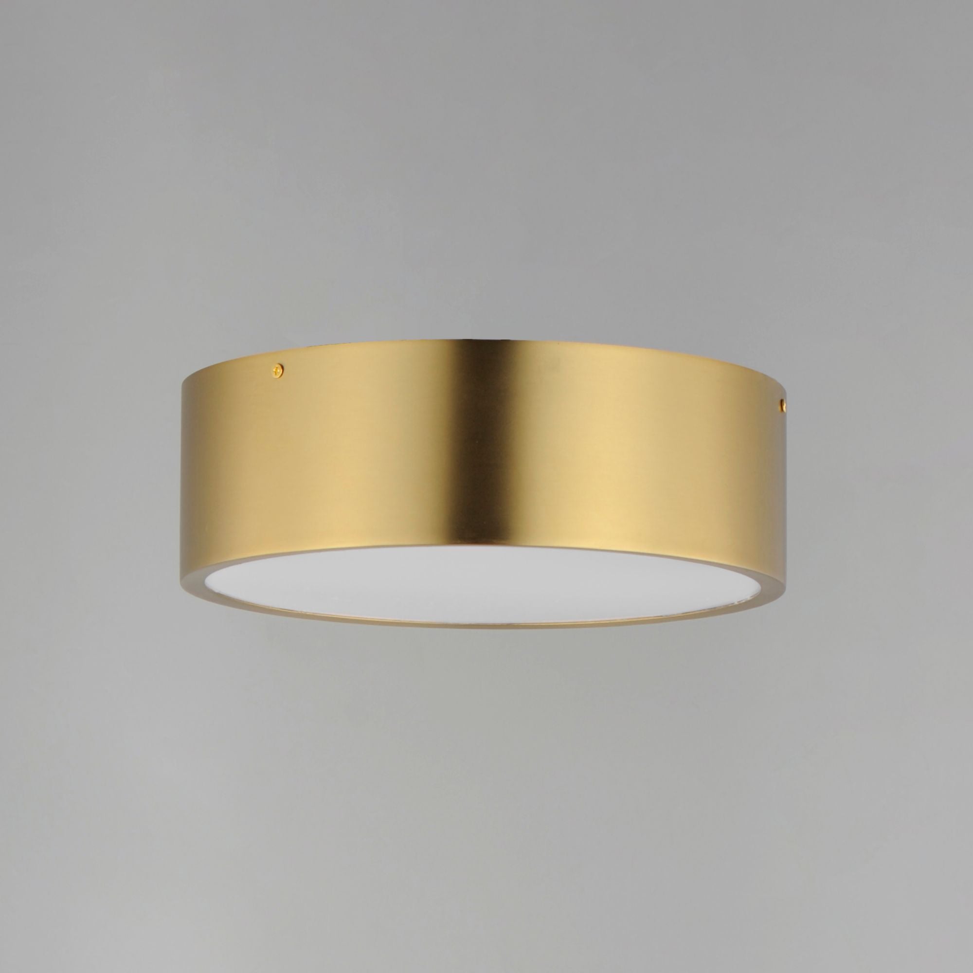Tommy 12" 2-Light Surface Mount, Satin Brass Finish