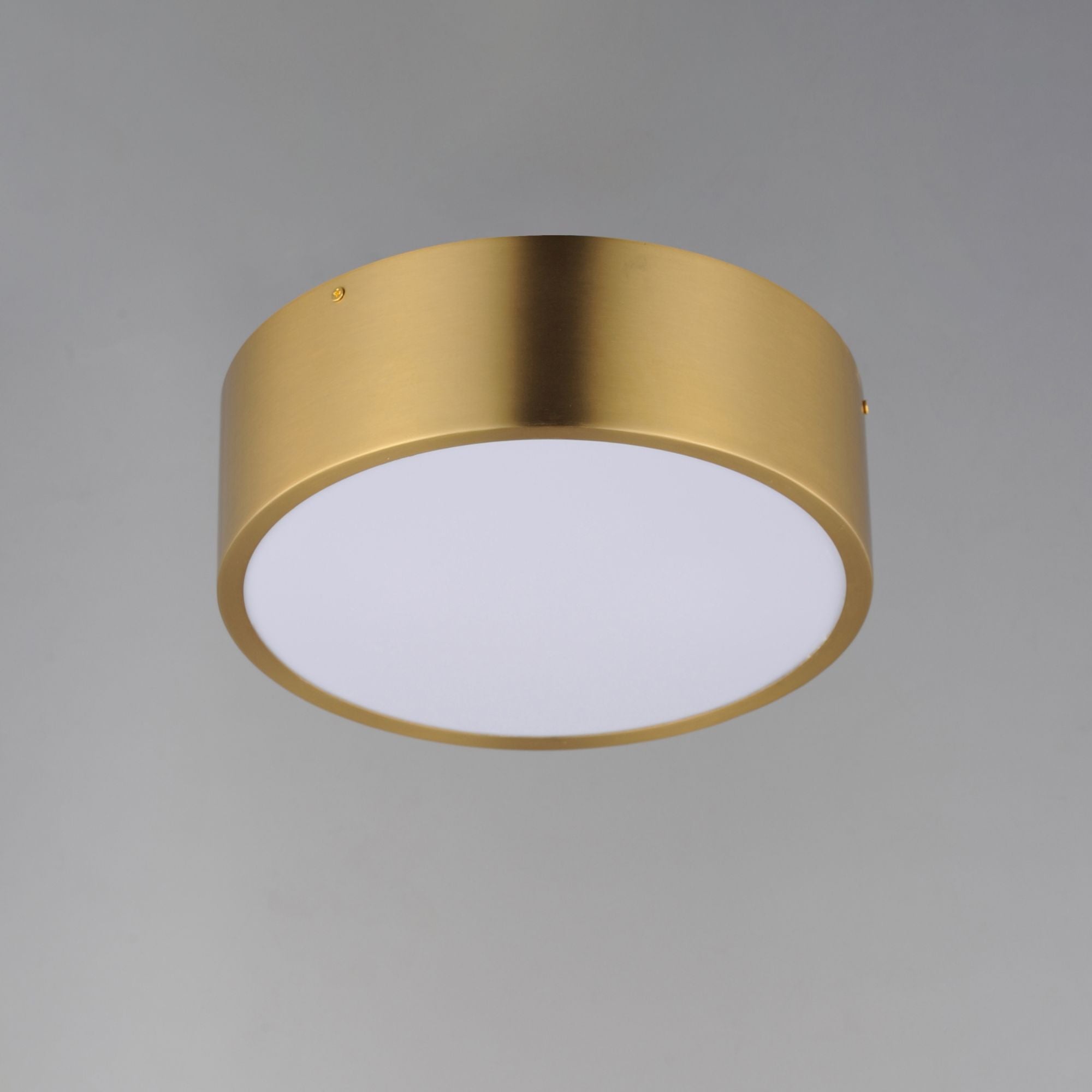 Tommy 12" 2-Light Surface Mount, Satin Brass Finish