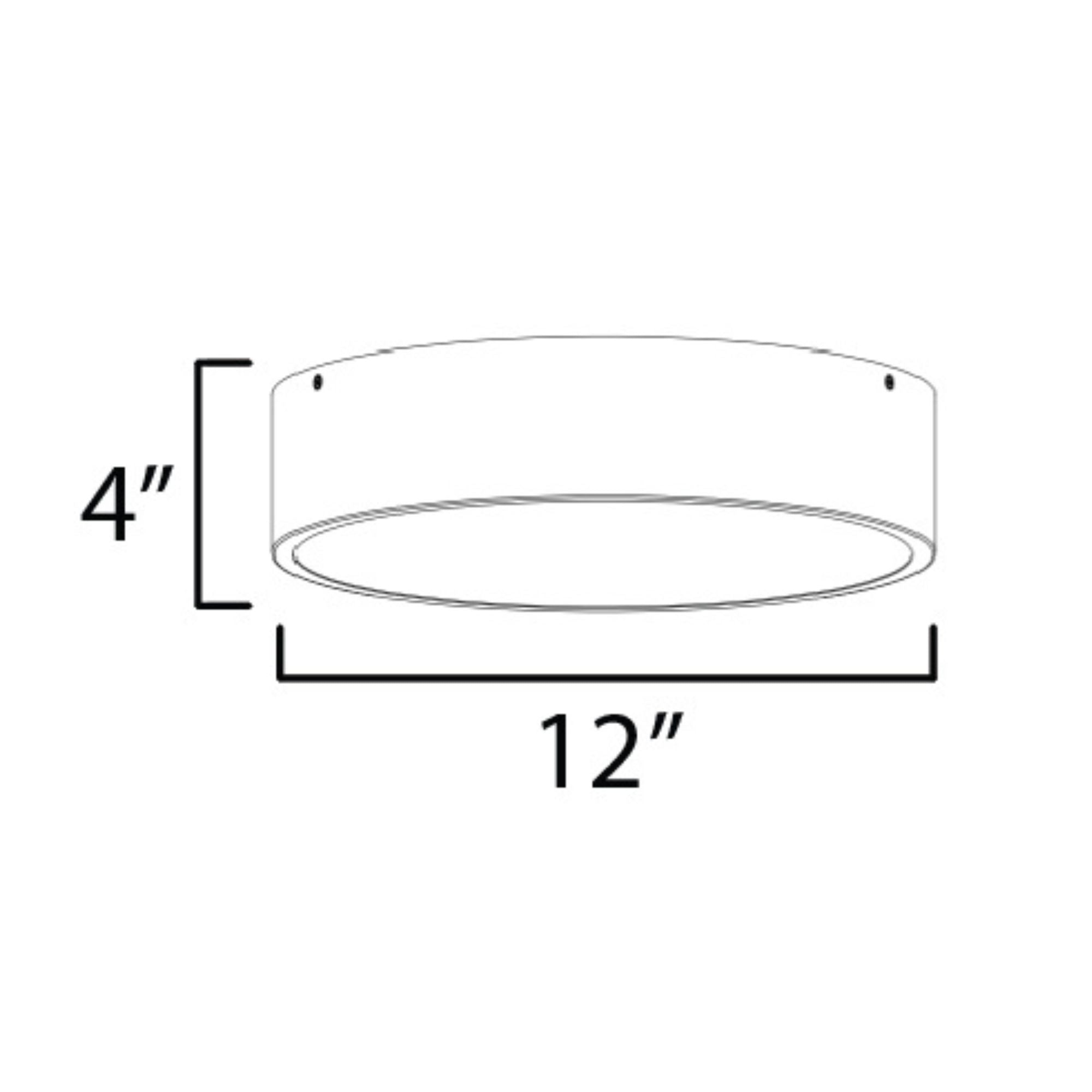 Tommy 12" 2-Light Surface Mount, Satin Brass Finish