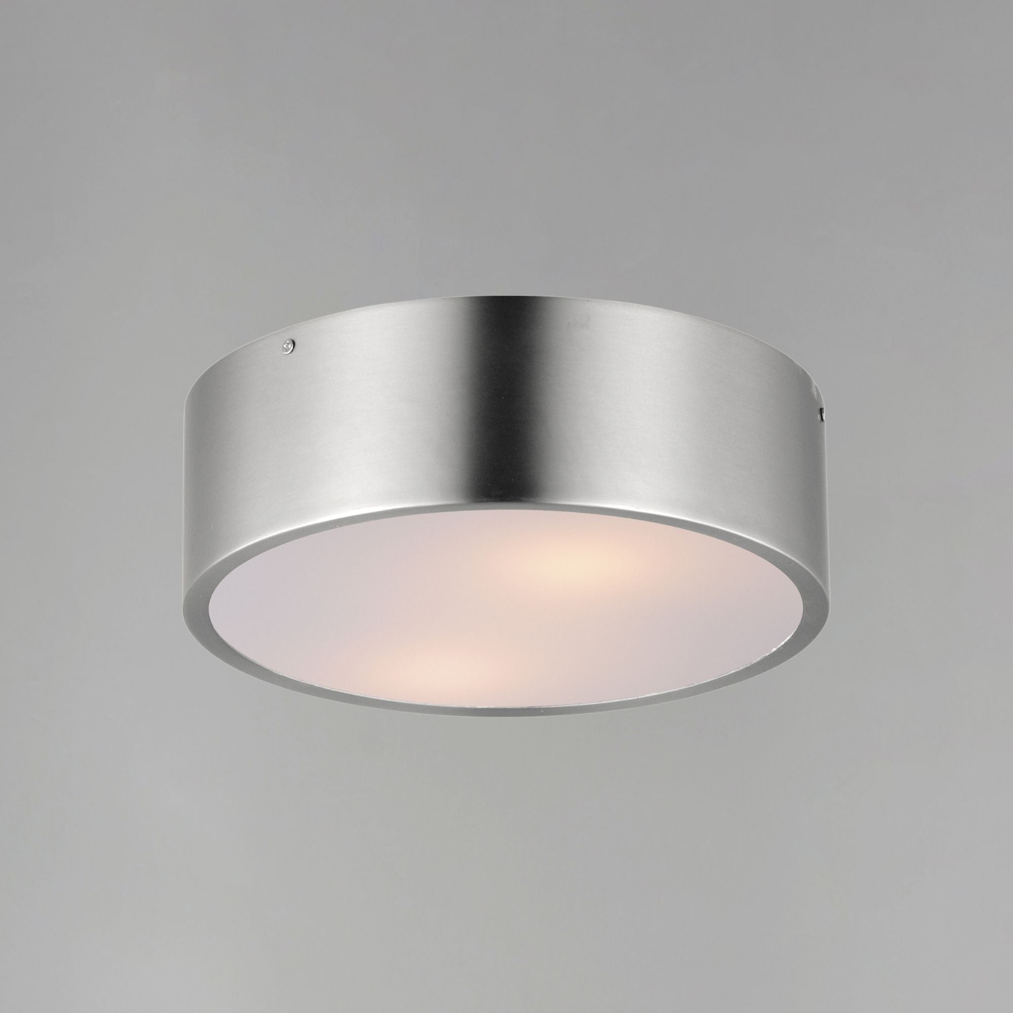 Tommy 12" 2-Light Surface Mount, Satin Nickel Finish