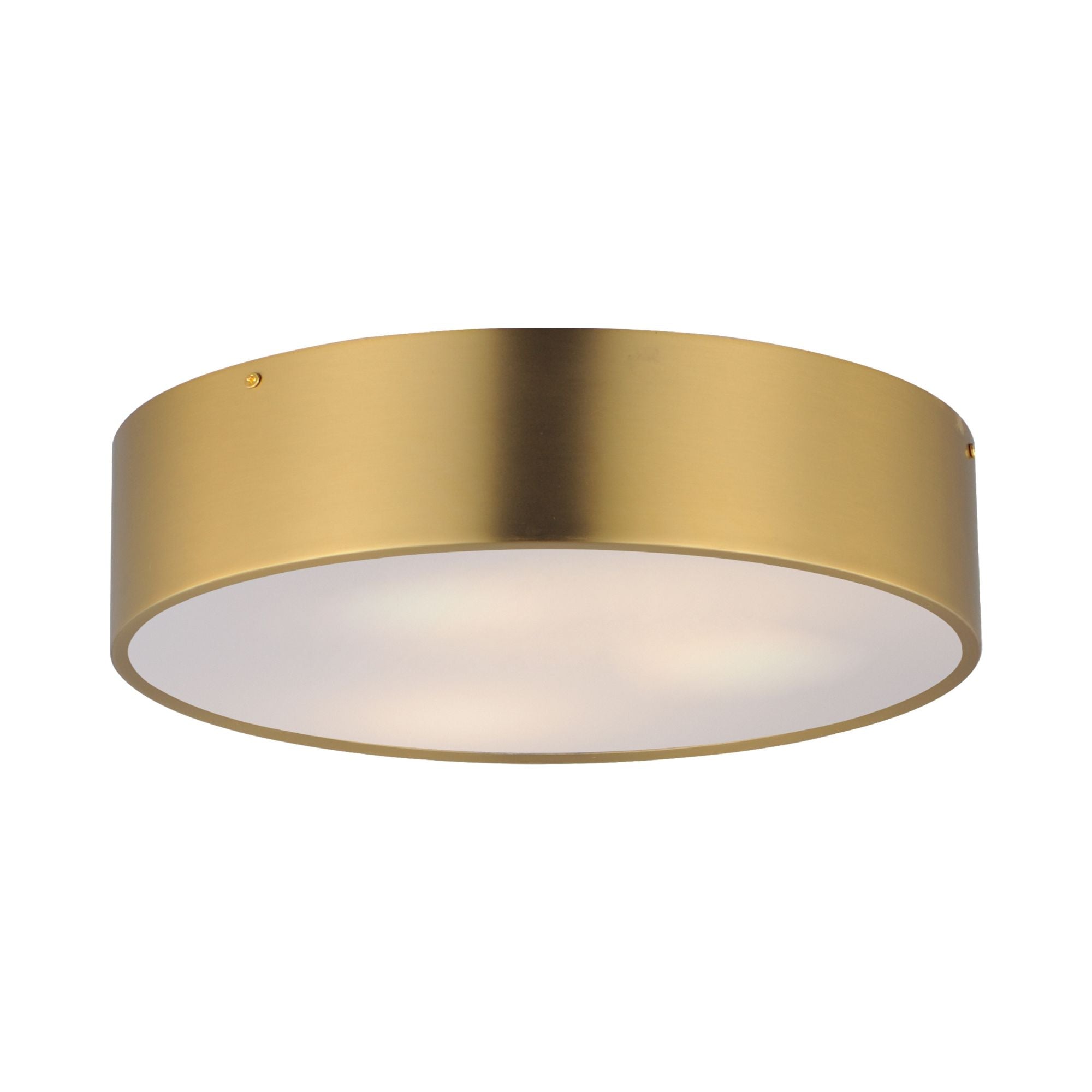 Tommy 16" 3-Light Surface Mount, Satin Brass Finish