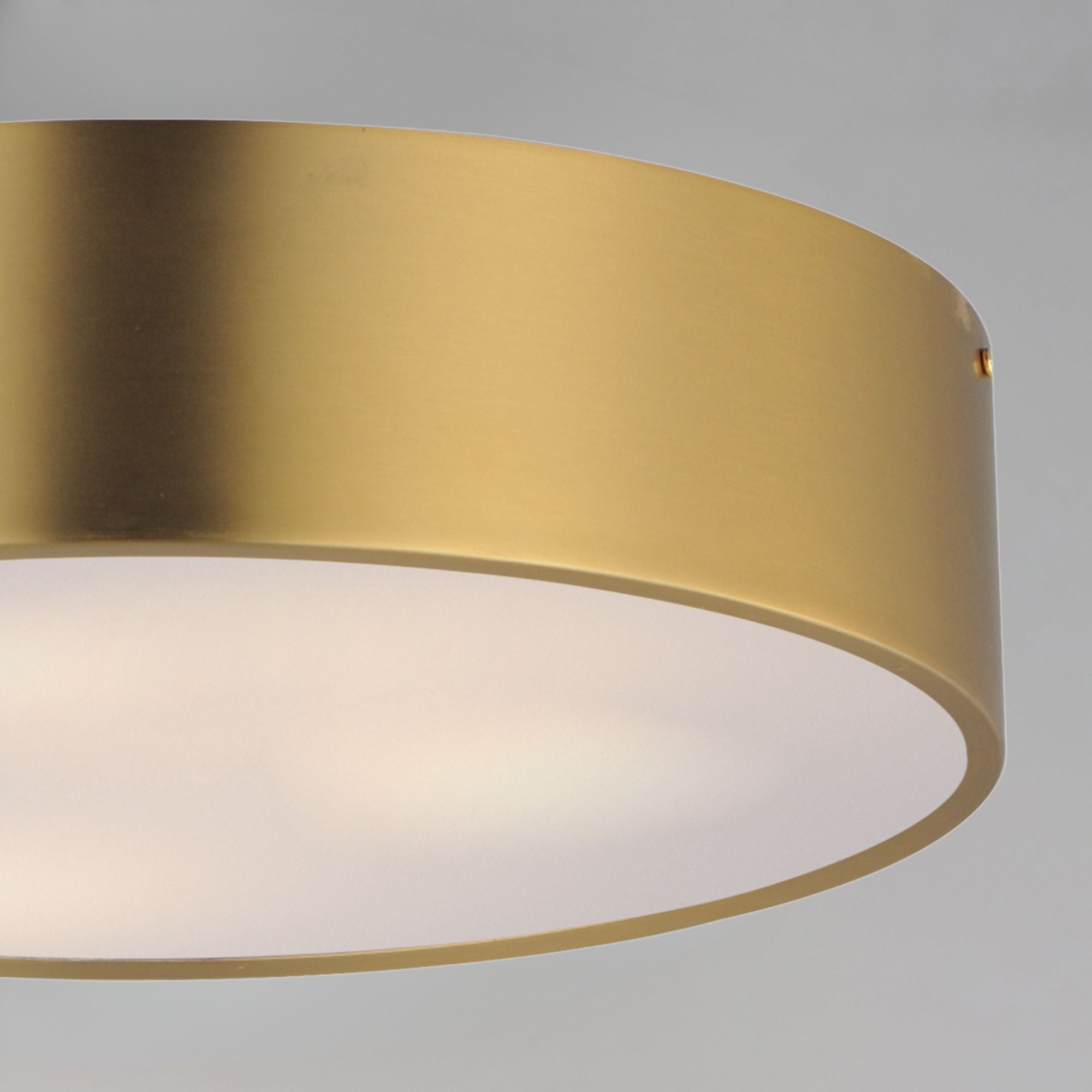 Tommy 16" 3-Light Surface Mount, Satin Brass Finish