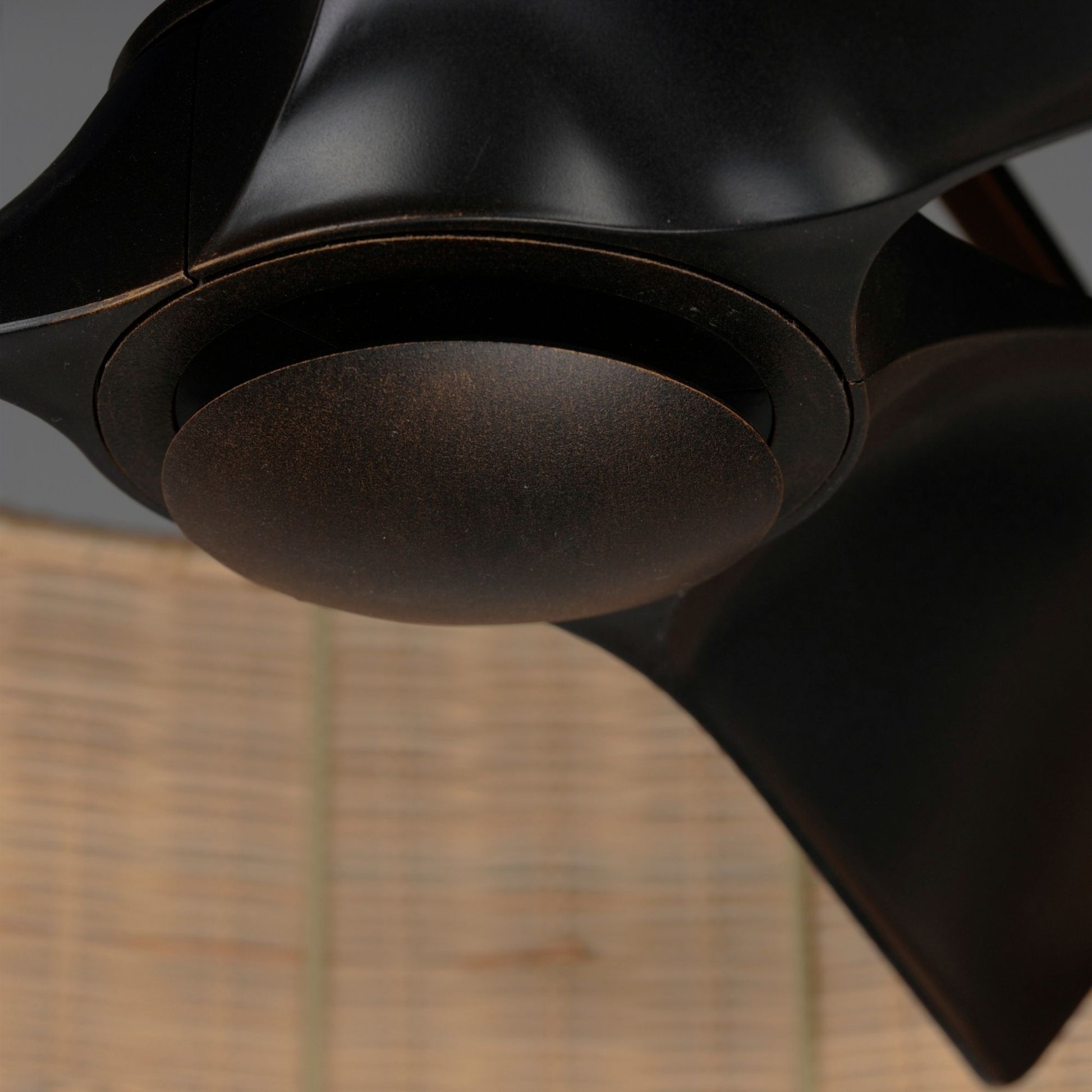 Maxim Lighting - Tulum 29" Wifi-Enabled LED Fandelight Dark Bronze with Natural Rattan Finish | Bees Lighting