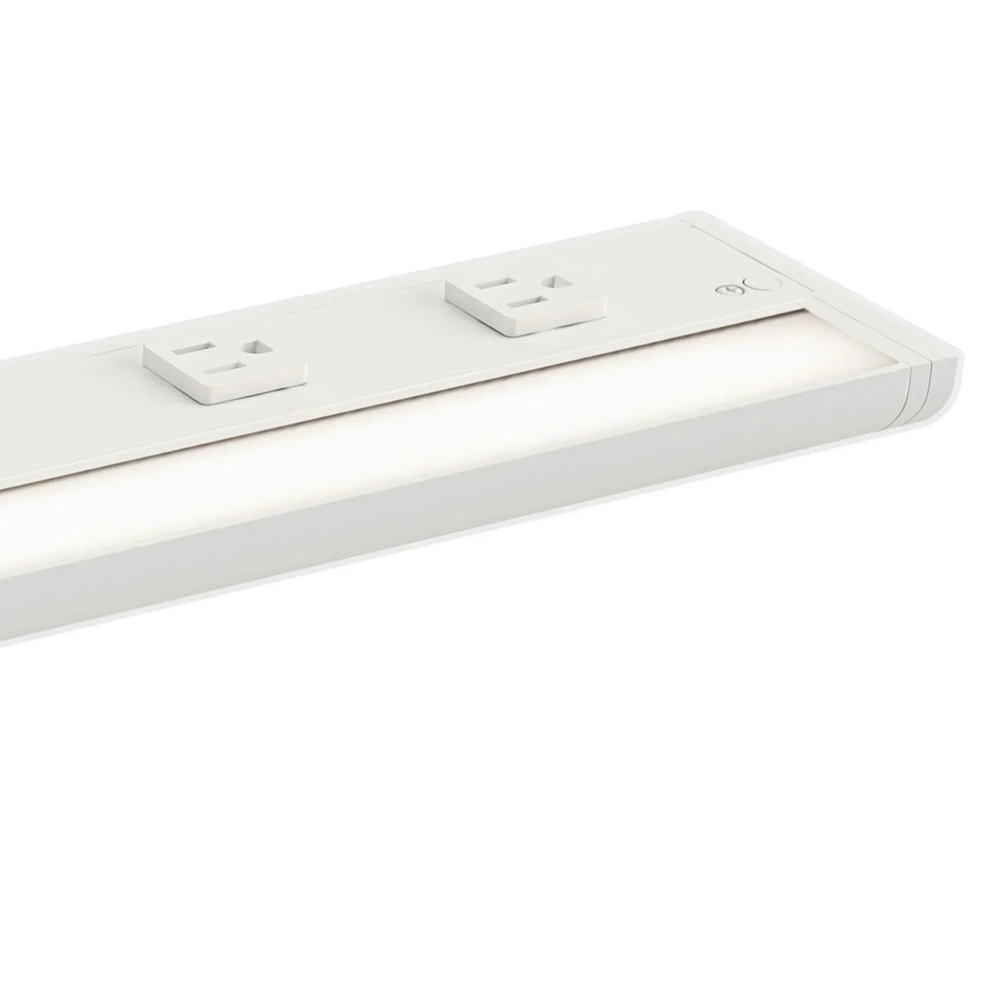 CounterMax 5K 24" Under Cabinet with Two Receptacles, Selectable CCT, 120V, White