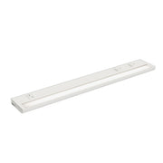 CounterMax 5K 24" LED Under Cabinet Light with Two Receptacles, Selectable CCT, 13 Watts, 120V, White