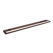 CounterMax 5K 30" Under Cabinet LED Light with Two Receptacles, Selectable CCT, 15 Watts, 120V, Bronze