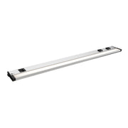 CounterMax 5K 30" Under Cabinet LED Light with Two Receptacles, Selectable CCT, 15 Watts, 120V, Nickel