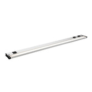 CounterMax 5K 36" Under Cabinet LED Light with Two Receptacles, Selectable CCT, 19 Watts, 120V, Nickel