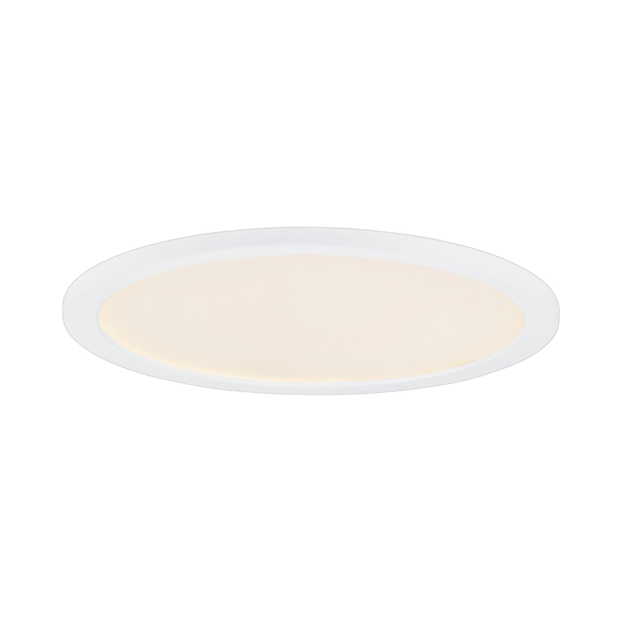 Wafer 22" Round LED Surface Mount, 4000K White Finish